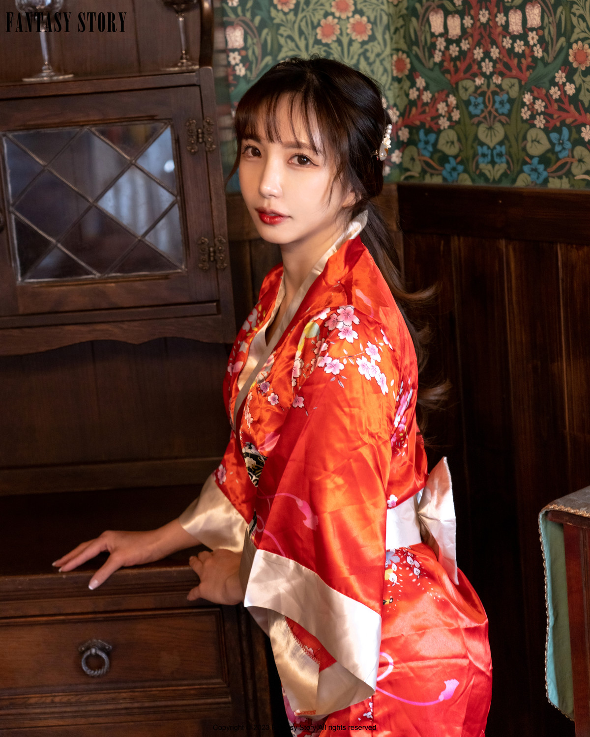 Rua 루아, [Fantasy Story] A Girl in a Red Yukata Set.01の写真 3