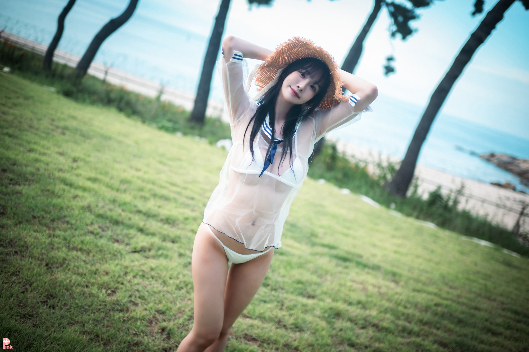 Lee Ahrin 이아린, [PINK] Bikini Day Set.01の写真 7