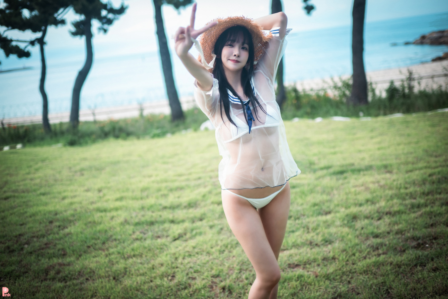 Lee Ahrin 이아린, [PINK] Bikini Day Set.01の写真 8