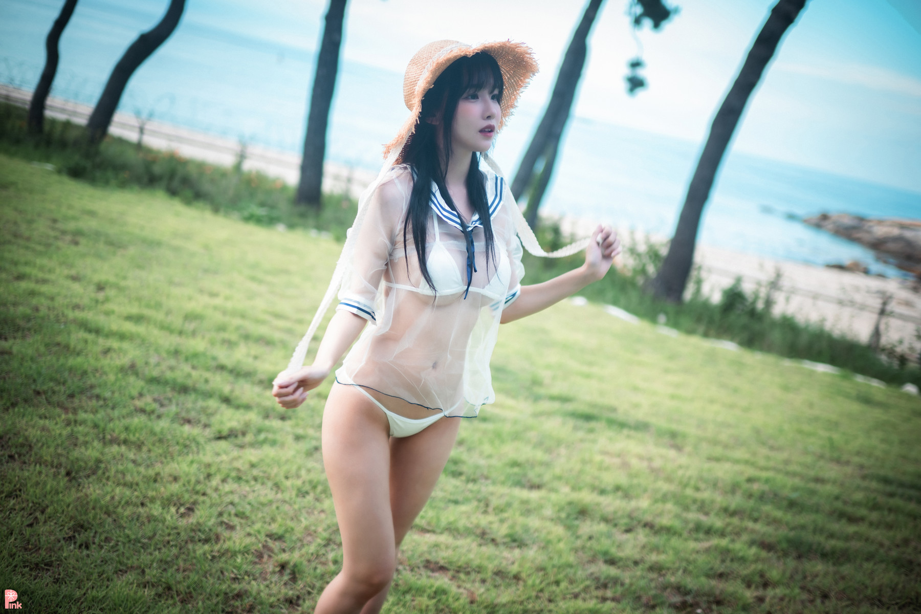 Lee Ahrin 이아린, [PINK] Bikini Day Set.01の写真 9