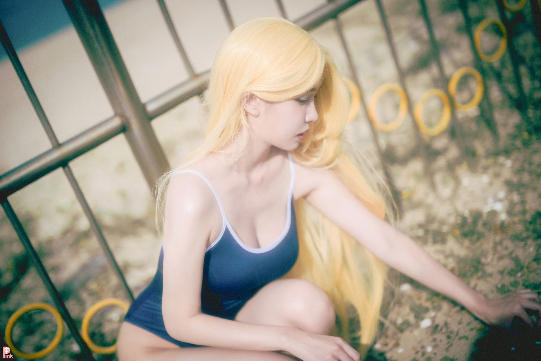 Lee Ahrin 이아린, [PINK] Meet Me in The Summer Set.01の写真 8