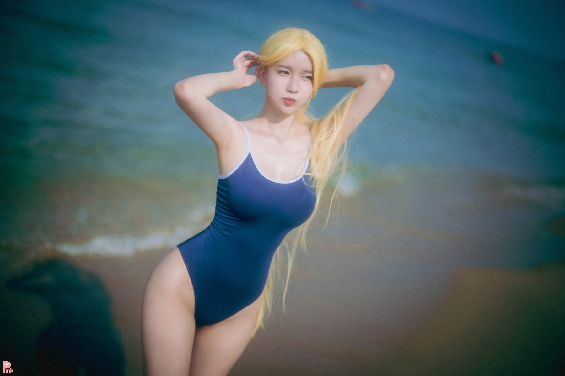 Lee Ahrin 이아린, [PINK] Meet Me in The Summer Set.01の写真 18