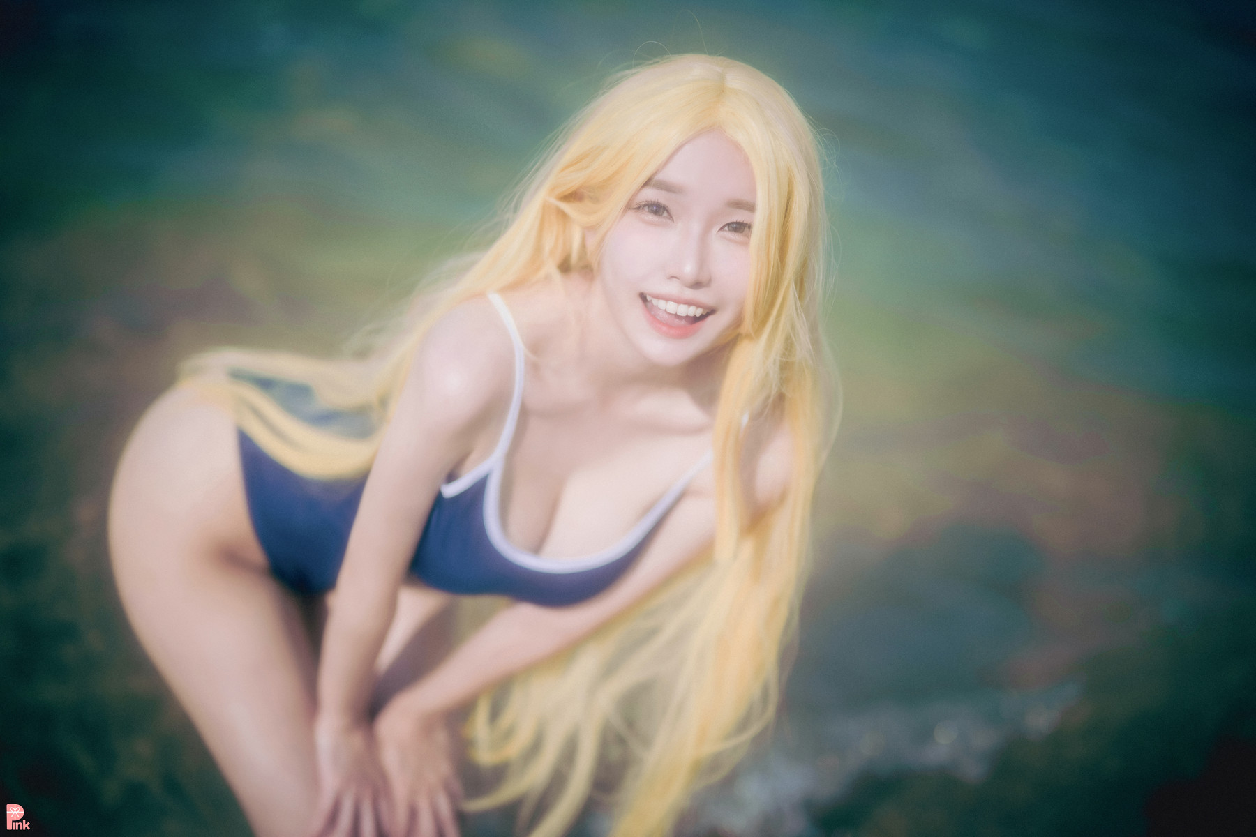 Lee Ahrin 이아린, [PINK] Meet Me in The Summer Set.01の写真 30