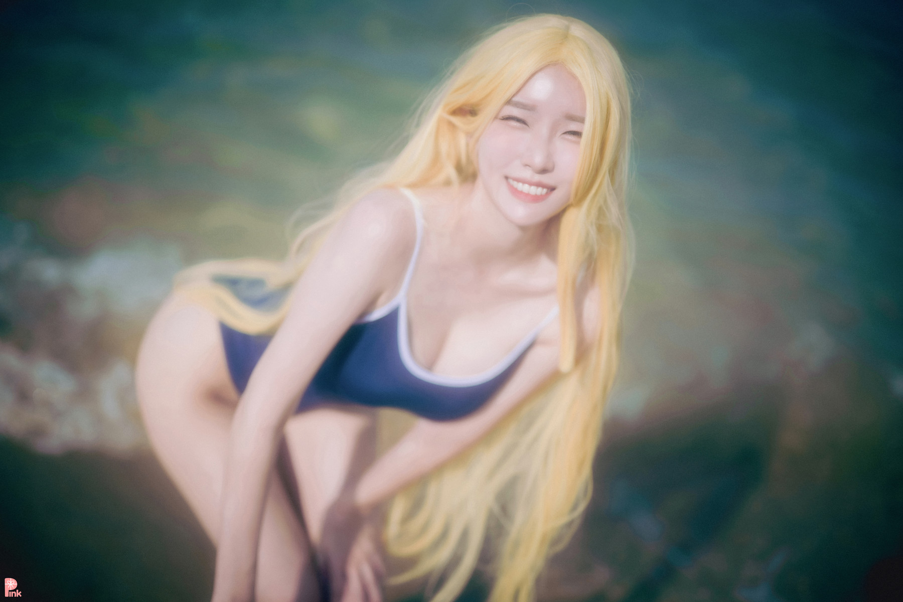 Lee Ahrin 이아린, [PINK] Meet Me in The Summer Set.01の写真 31