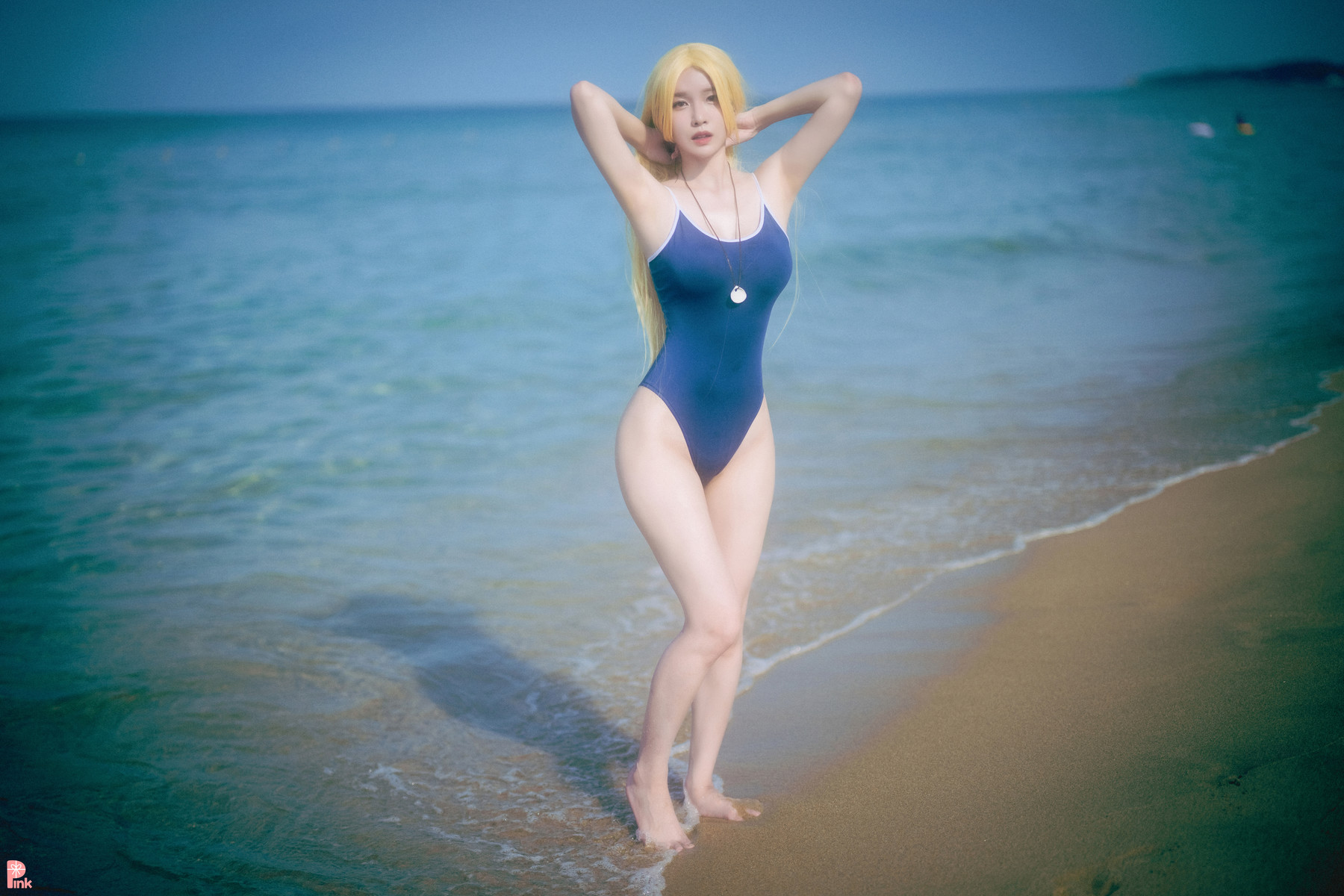 Lee Ahrin 이아린, [PINK] Meet Me in The Summer Set.01の写真 37