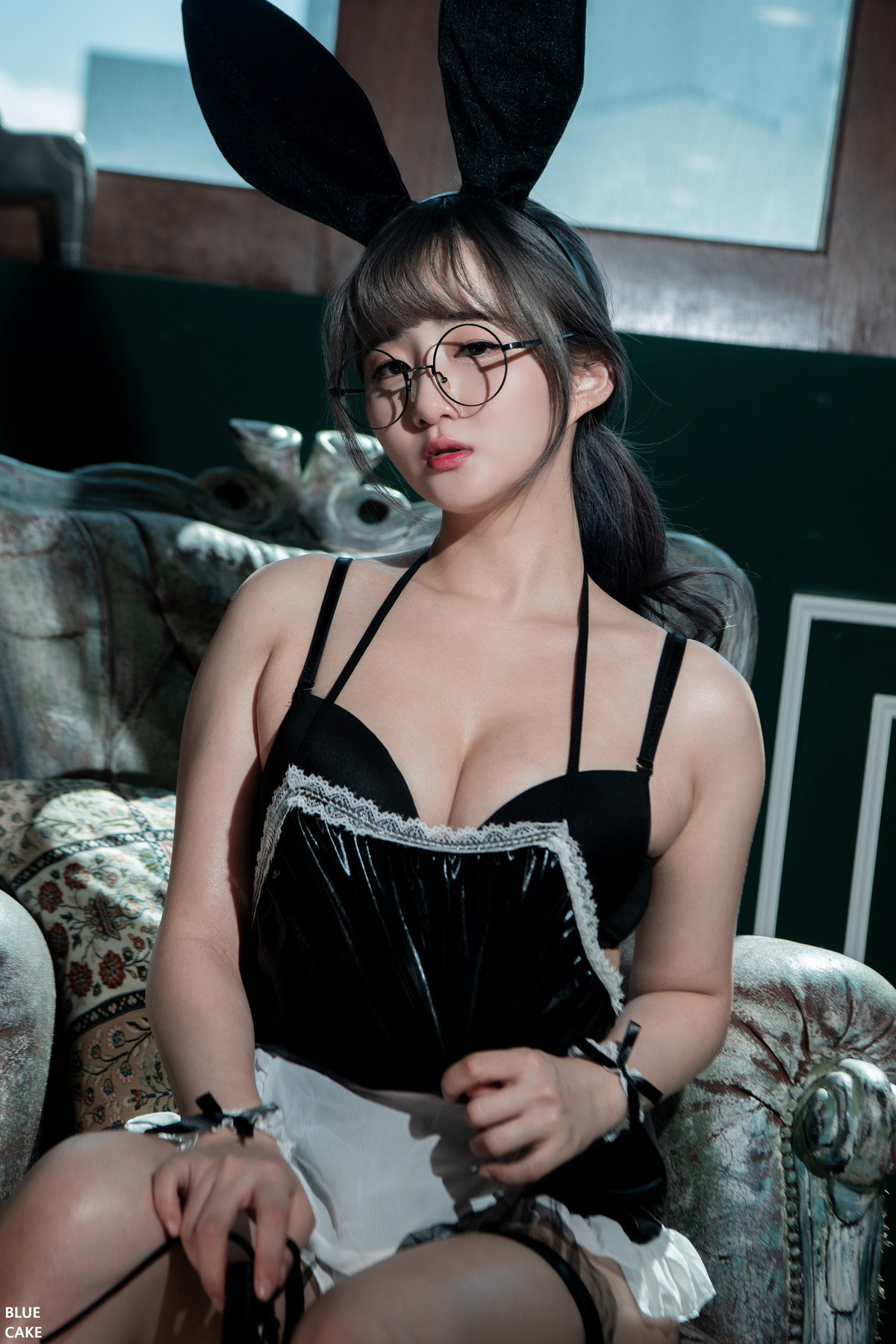 Han Jina 한지나, [BLUECAKE] Maid Bunnyの写真 13