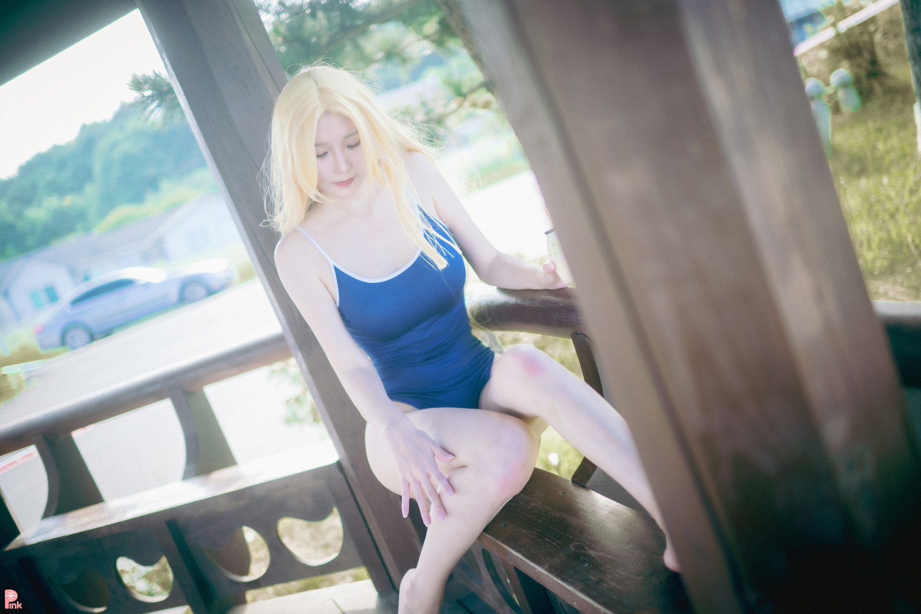 Lee Ahrin 이아린, [PINK] Meet Me in The Summer Set.02の写真 35