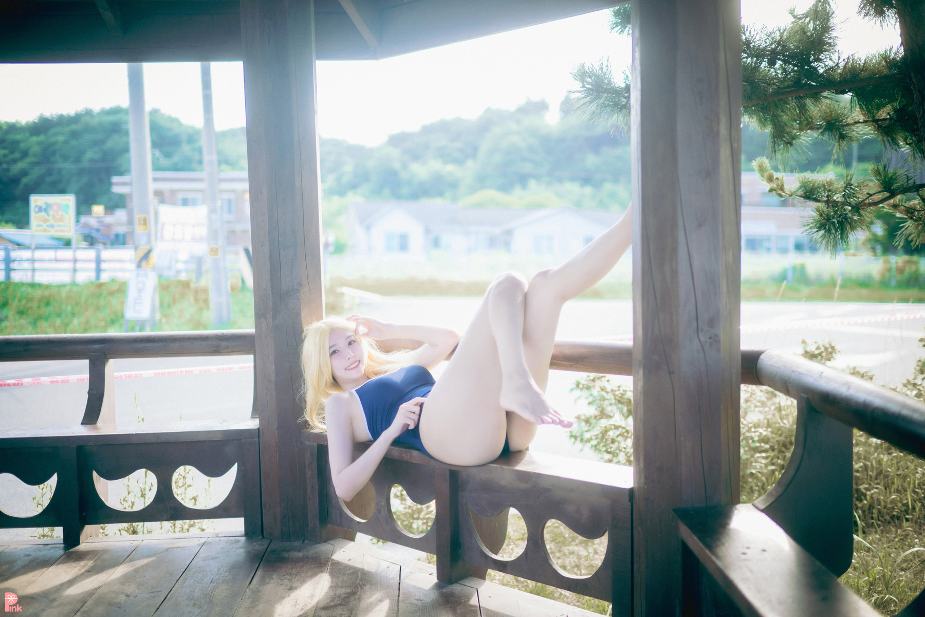 Lee Ahrin 이아린, [PINK] Meet Me in The Summer Set.02の写真 39