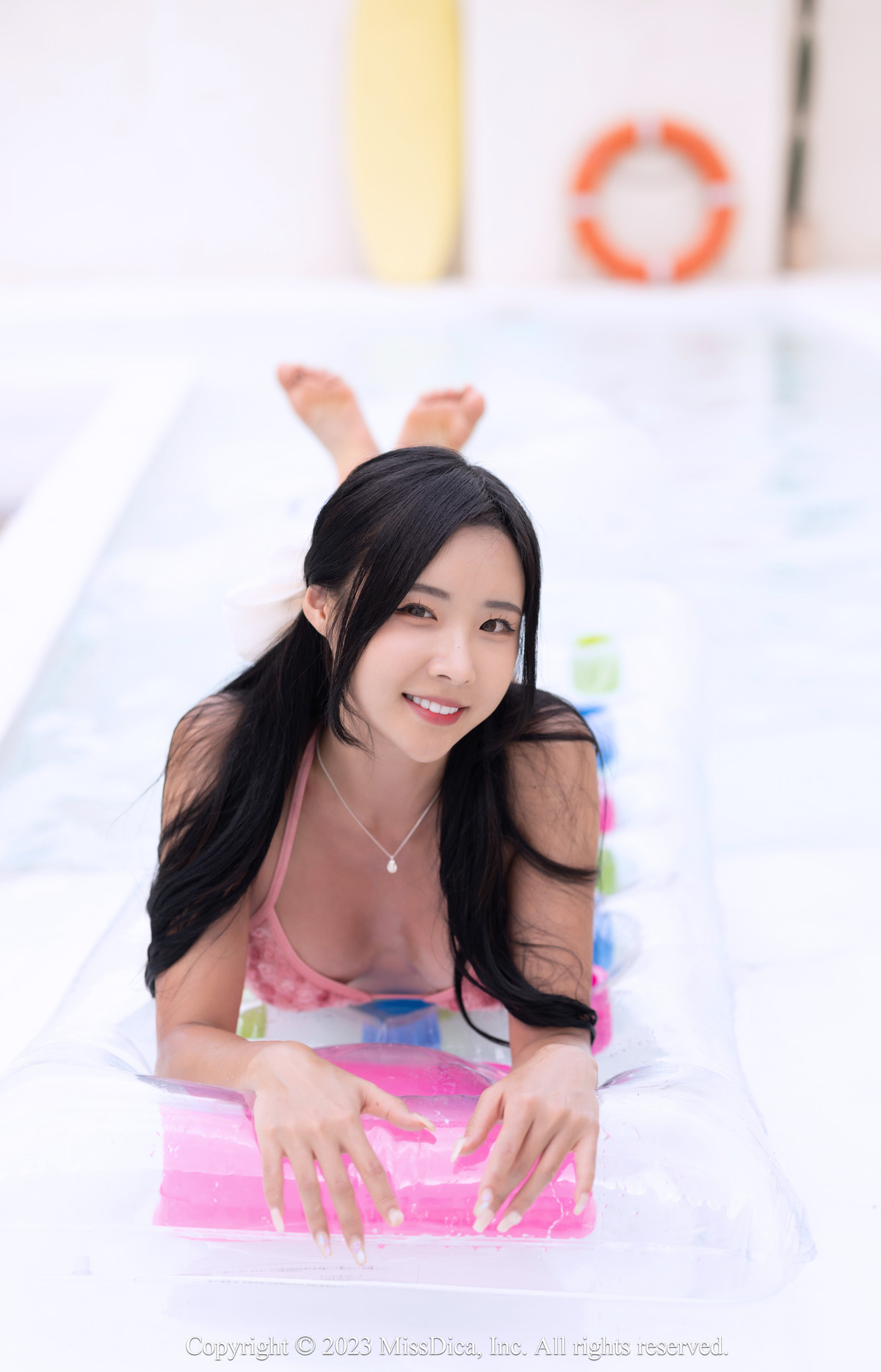 Habin 하빈, [MissDica] Habin’s Rooftop Poolside Fantasy Set.01の写真 42