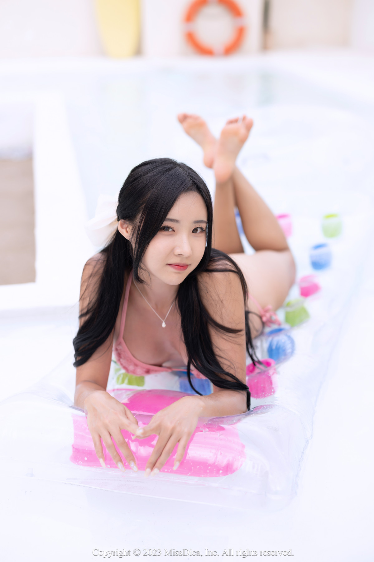 Habin 하빈, [MissDica] Habin’s Rooftop Poolside Fantasy Set.01の写真 45
