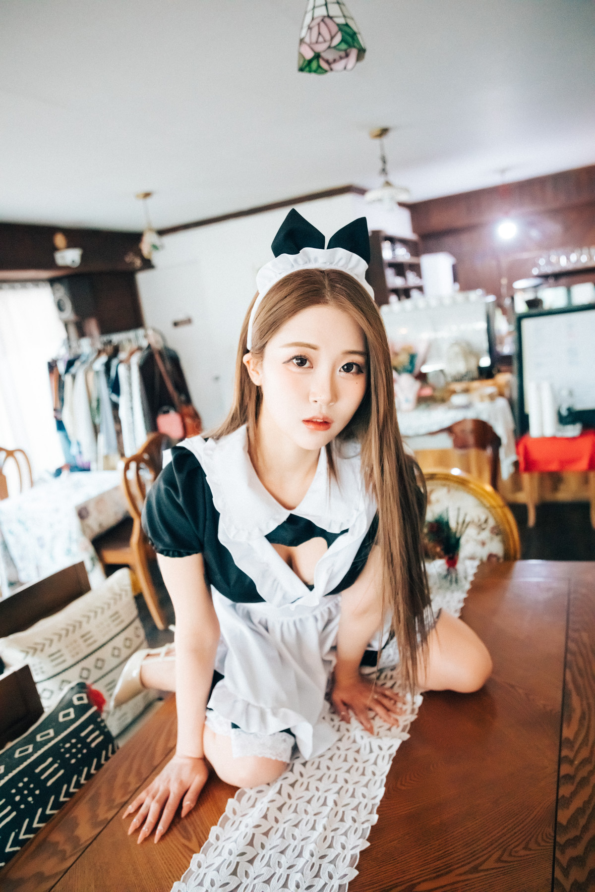 Jeong Bomi 정보미, [Loozy] Maid Cafe +S.Ver Set.01の写真 10