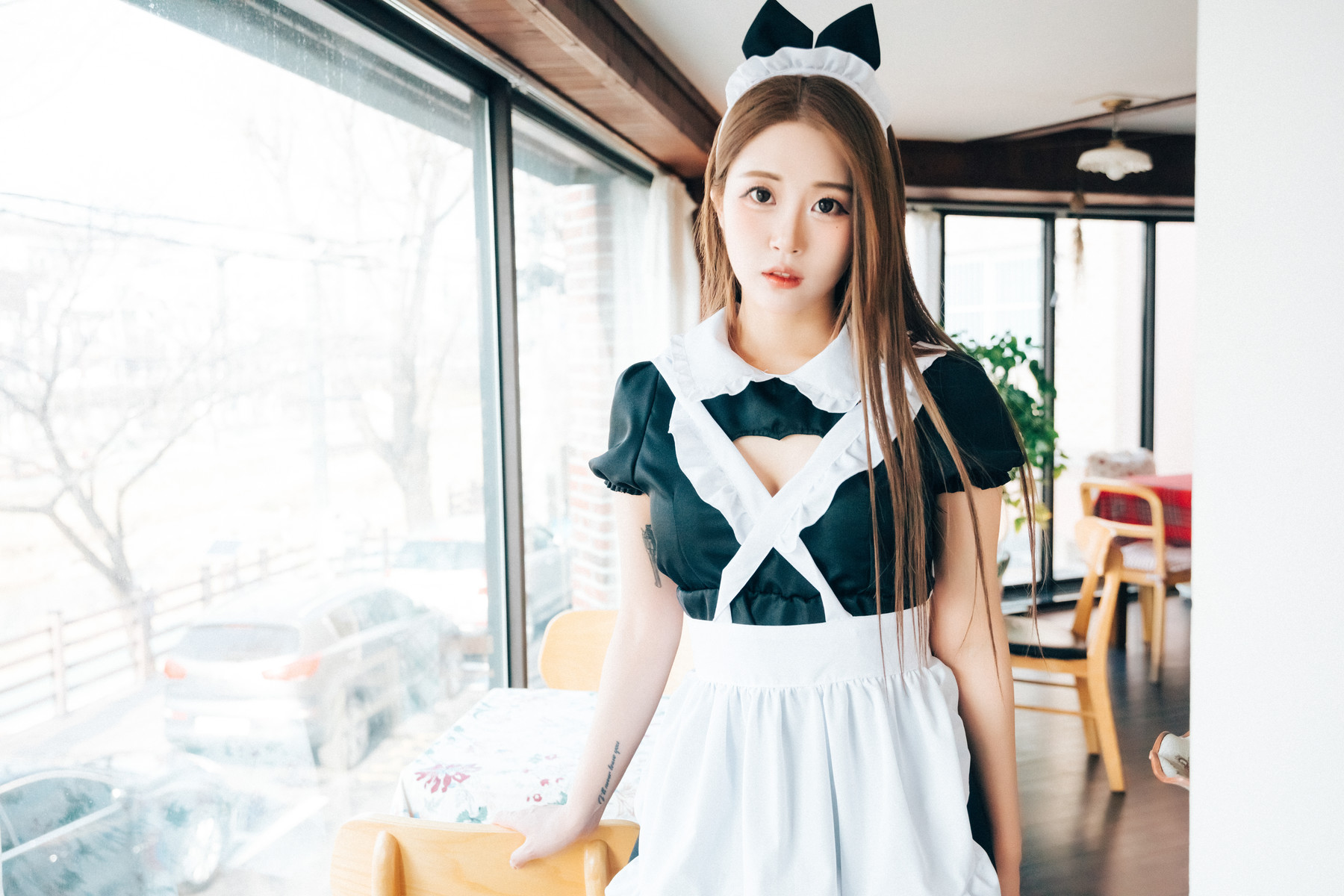 Jeong Bomi 정보미, [Loozy] Maid Cafe +S.Ver Set.01の写真 13