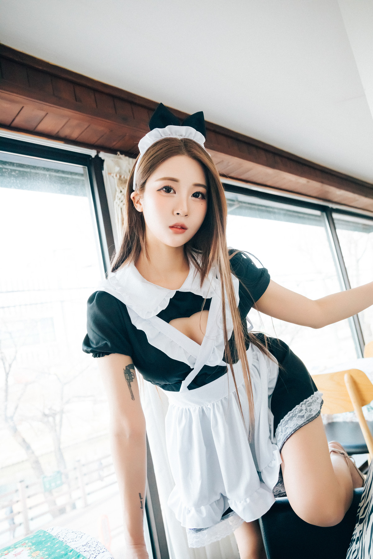 Jeong Bomi 정보미, [Loozy] Maid Cafe +S.Ver Set.01の写真 16