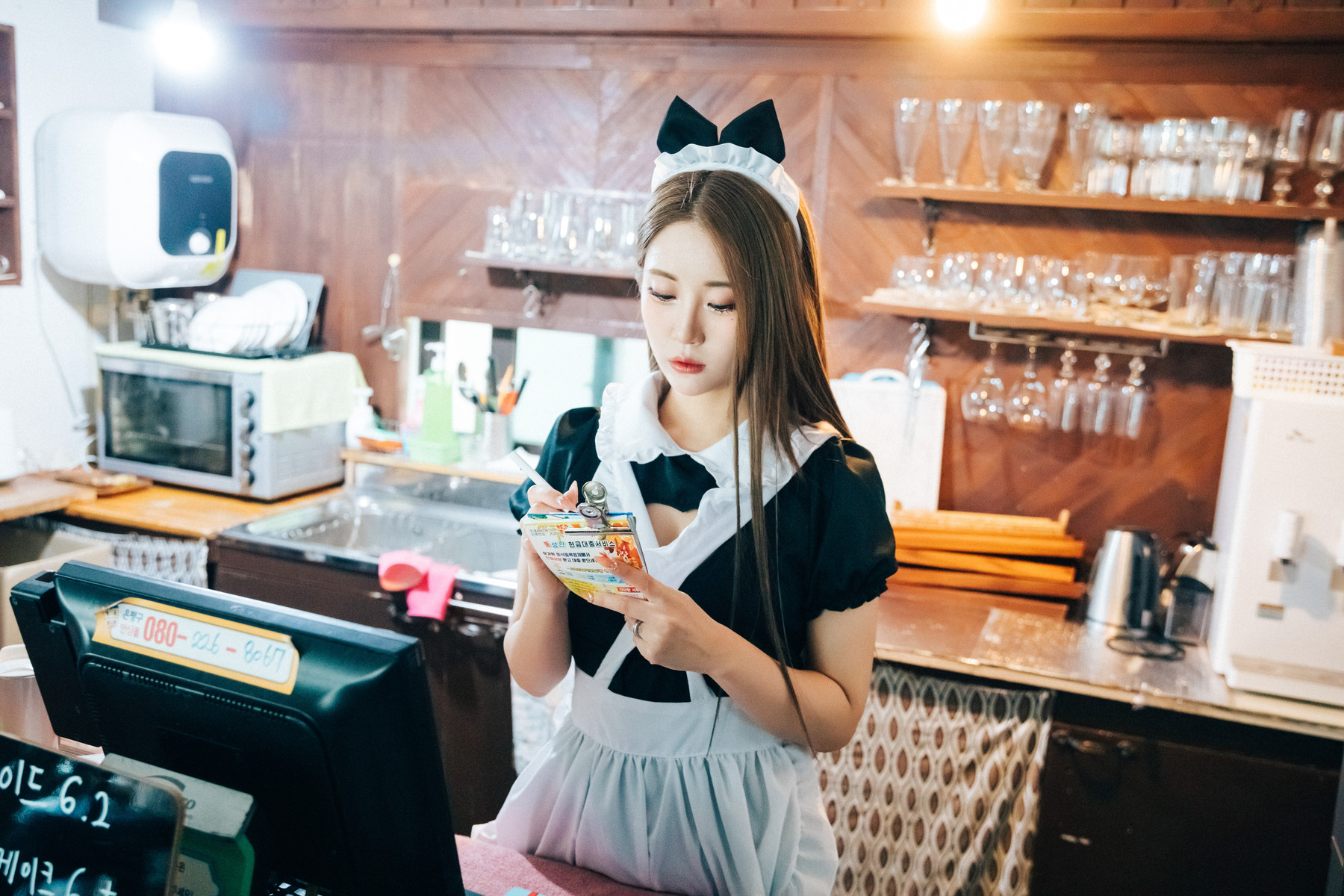 Jeong Bomi 정보미, [Loozy] Maid Cafe +S.Ver Set.03の写真 5