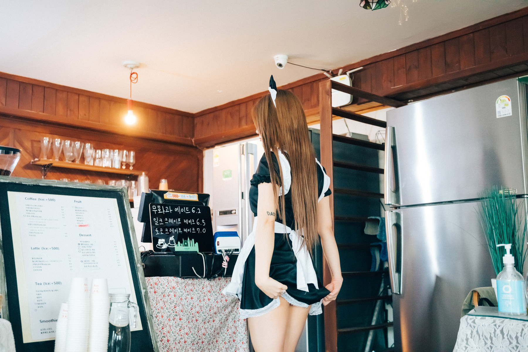 Jeong Bomi 정보미, [Loozy] Maid Cafe +S.Ver Set.03の写真 13
