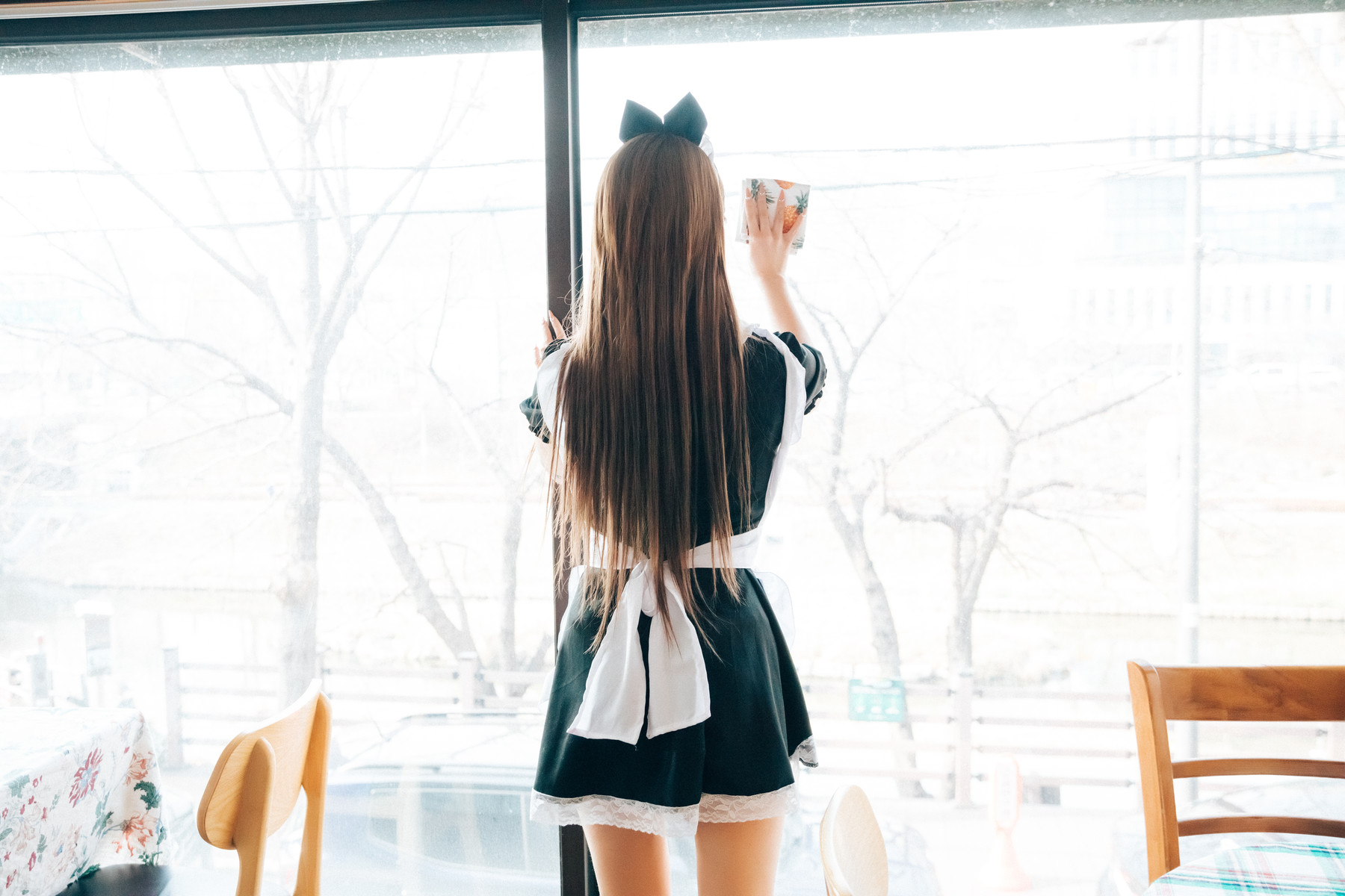 Jeong Bomi 정보미, [Loozy] Maid Cafe +S.Ver Set.03の写真 44