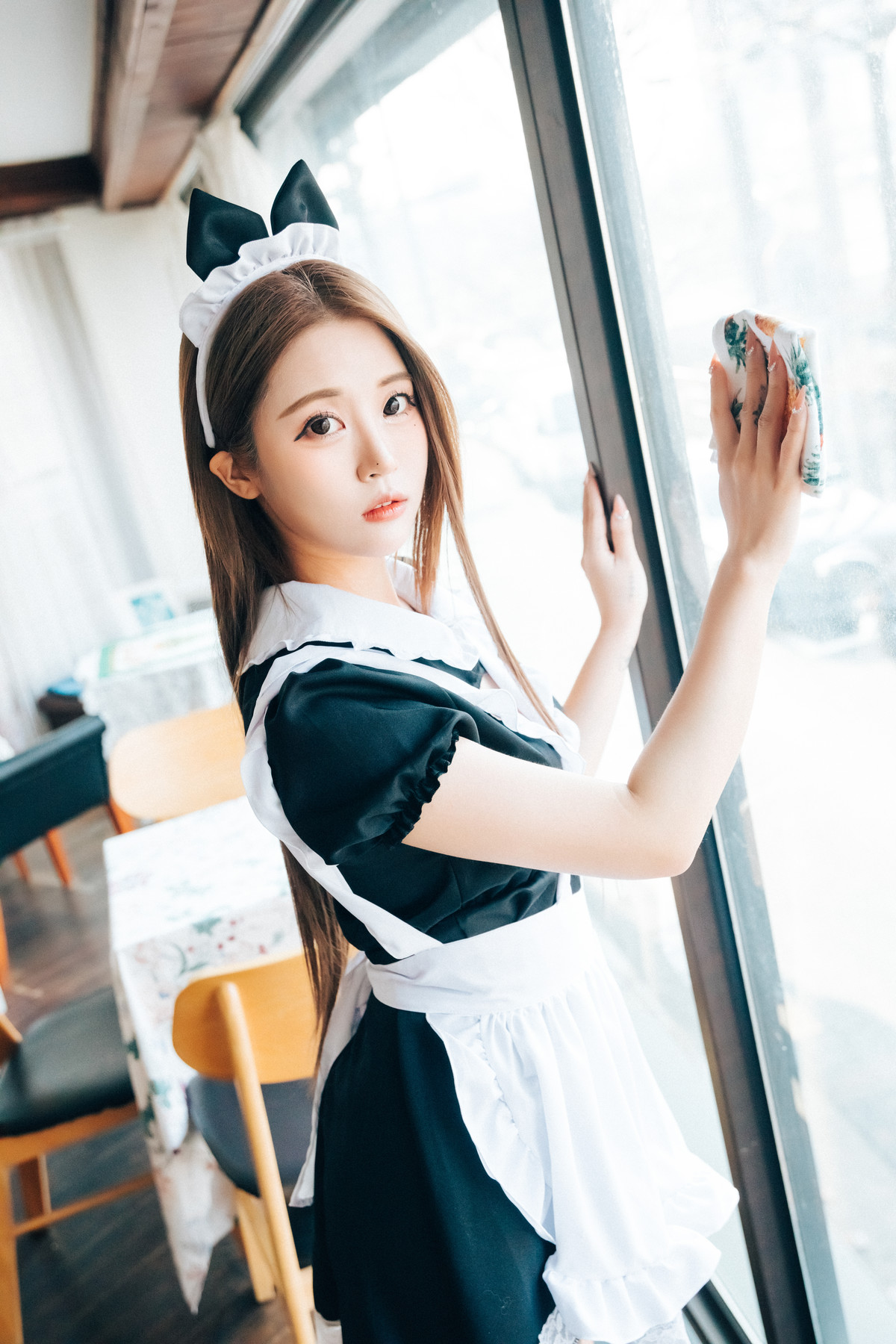 Jeong Bomi 정보미, [Loozy] Maid Cafe +S.Ver Set.03の写真 47