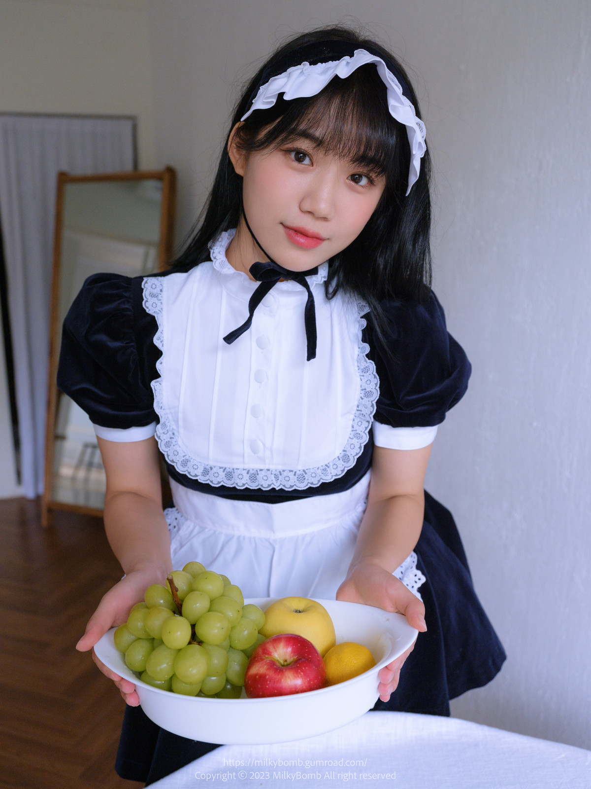 Yui 유이, [MilkyBomb] Maid Set.01の写真 2