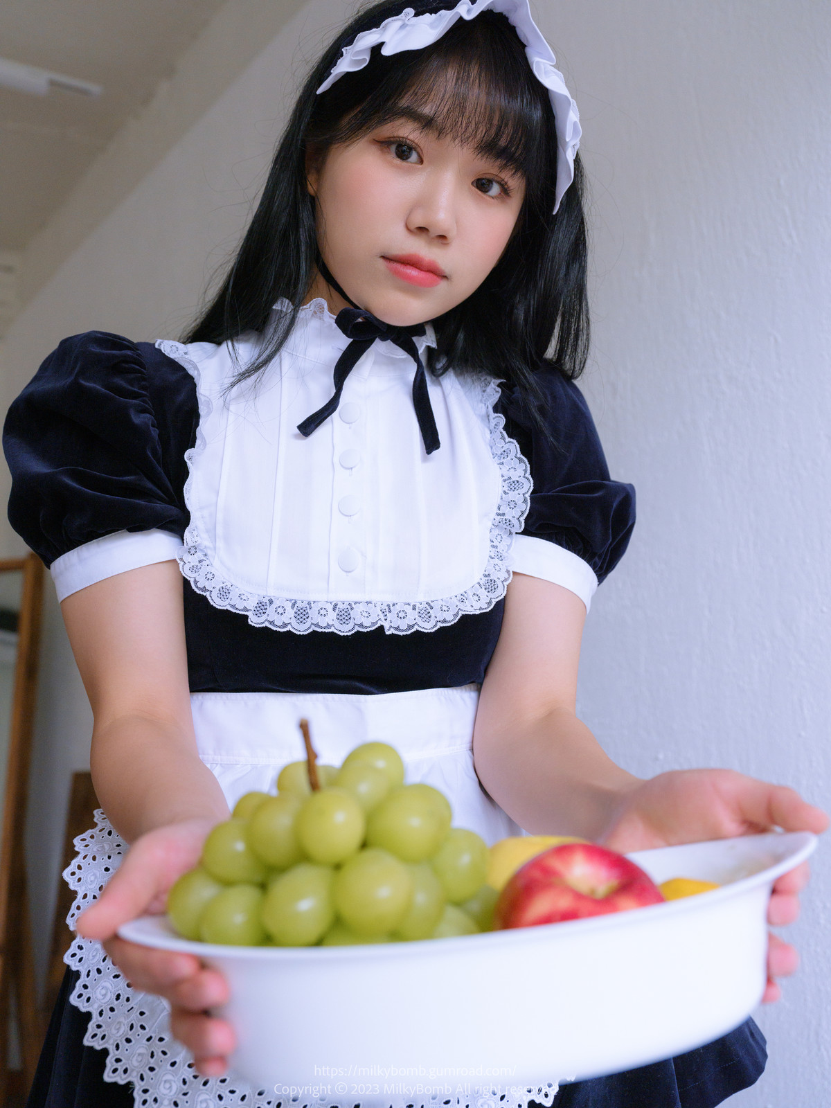 Yui 유이, [MilkyBomb] Maid Set.01の写真 3