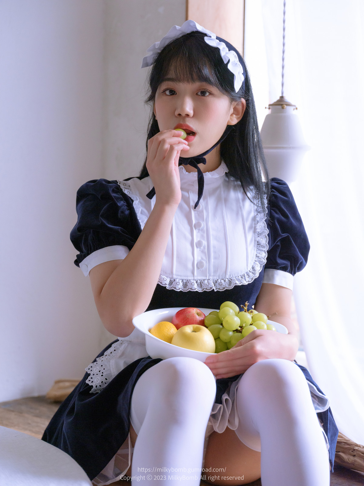 Yui 유이, [MilkyBomb] Maid Set.01の写真 4