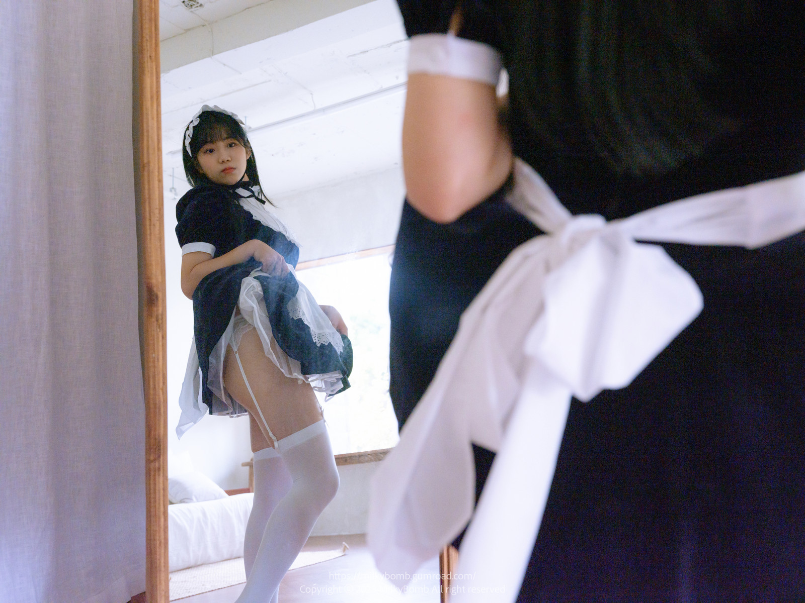Yui 유이, [MilkyBomb] Maid Set.01の写真 6