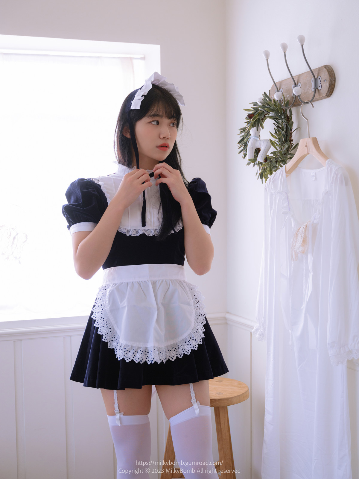 Yui 유이, [MilkyBomb] Maid Set.01の写真 40