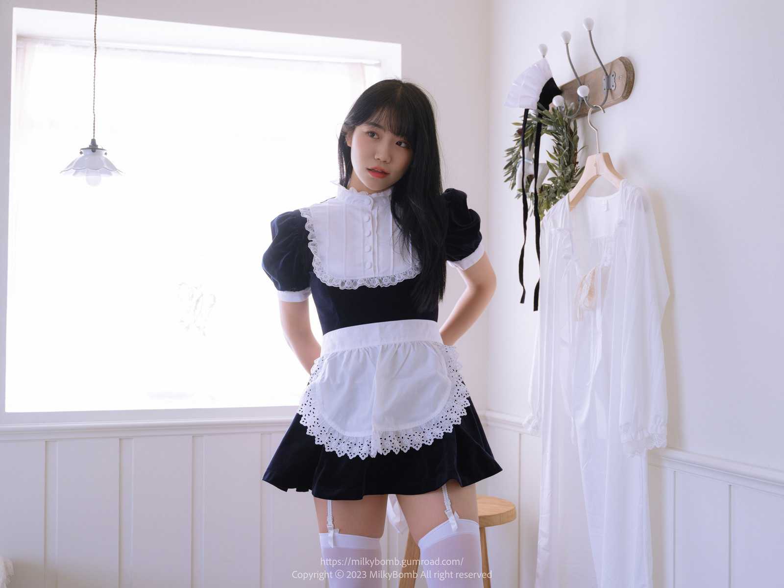 Yui 유이, [MilkyBomb] Maid Set.01の写真 48