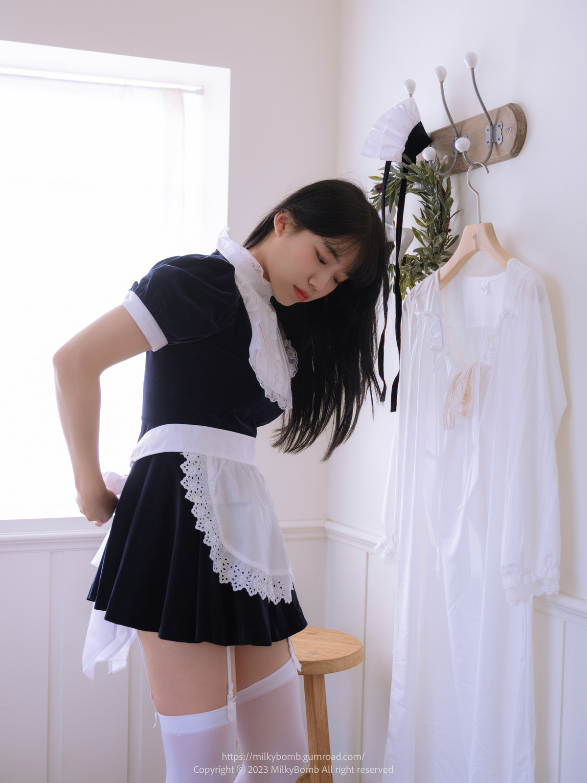 Yui 유이, [MilkyBomb] Maid Set.01の写真 49