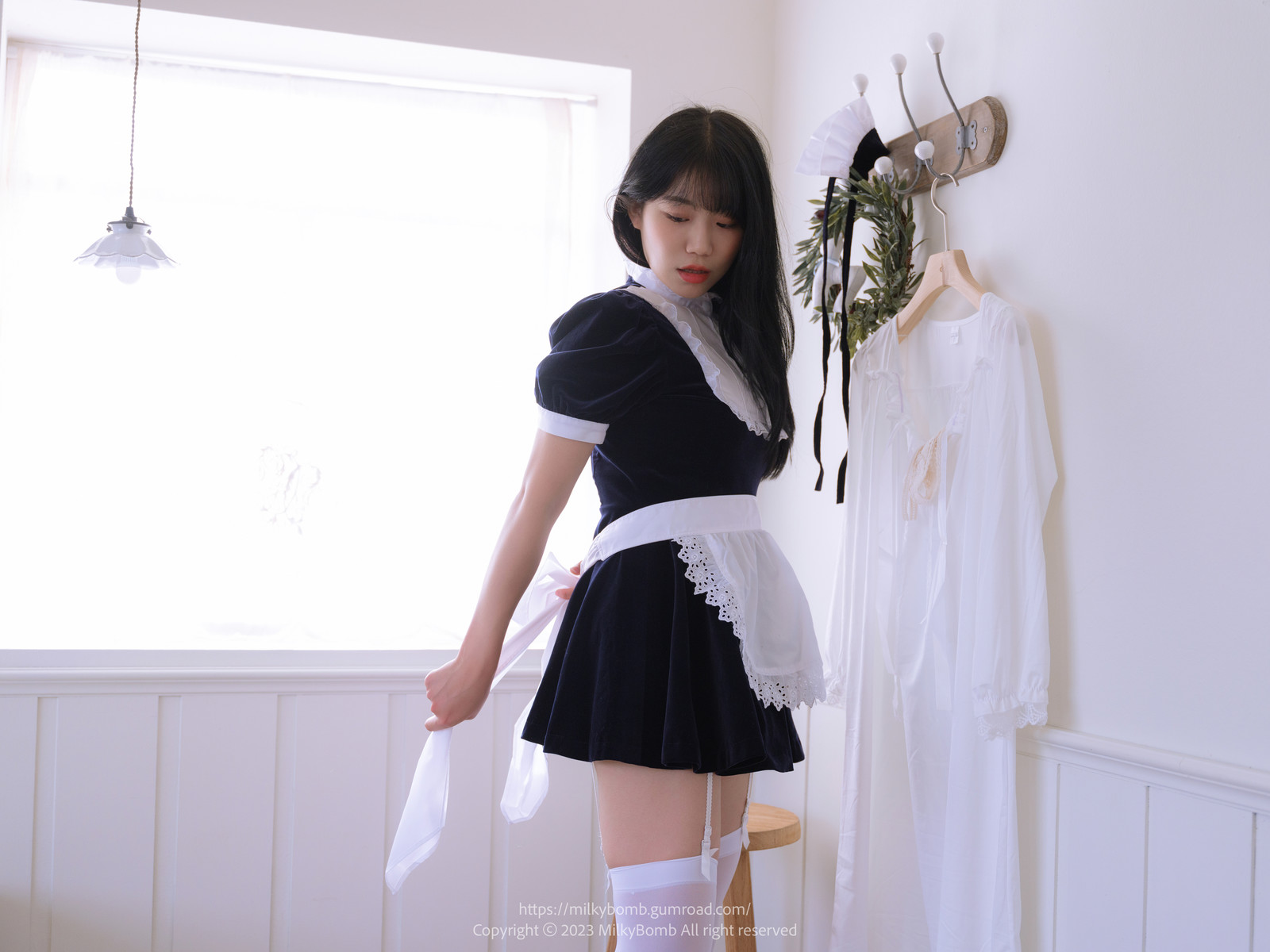 Yui 유이, [MilkyBomb] Maid Set.01の写真 50