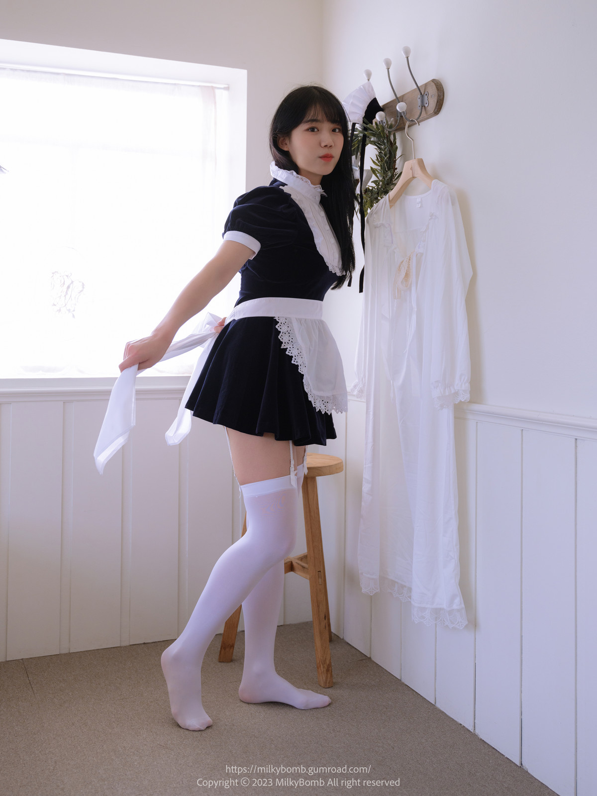 Yui 유이, [MilkyBomb] Maid Set.01の写真 51