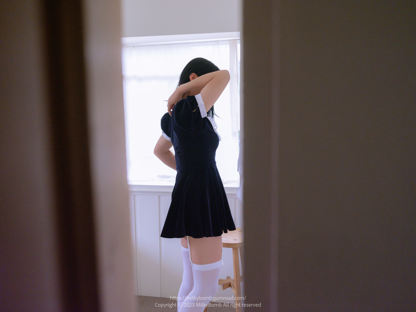 Yui 유이, [MilkyBomb] Maid Set.01の写真 55