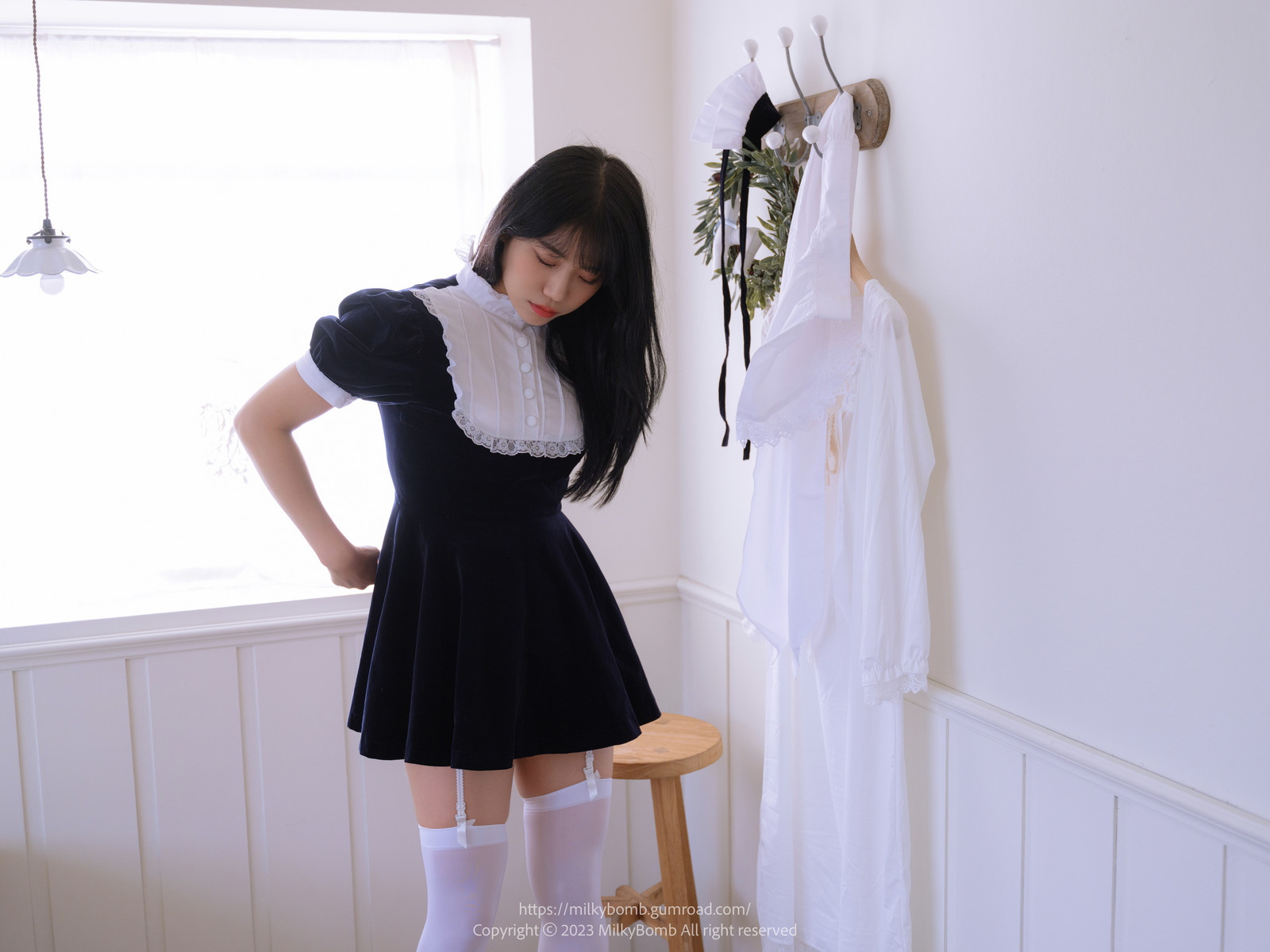 Yui 유이, [MilkyBomb] Maid Set.01の写真 56