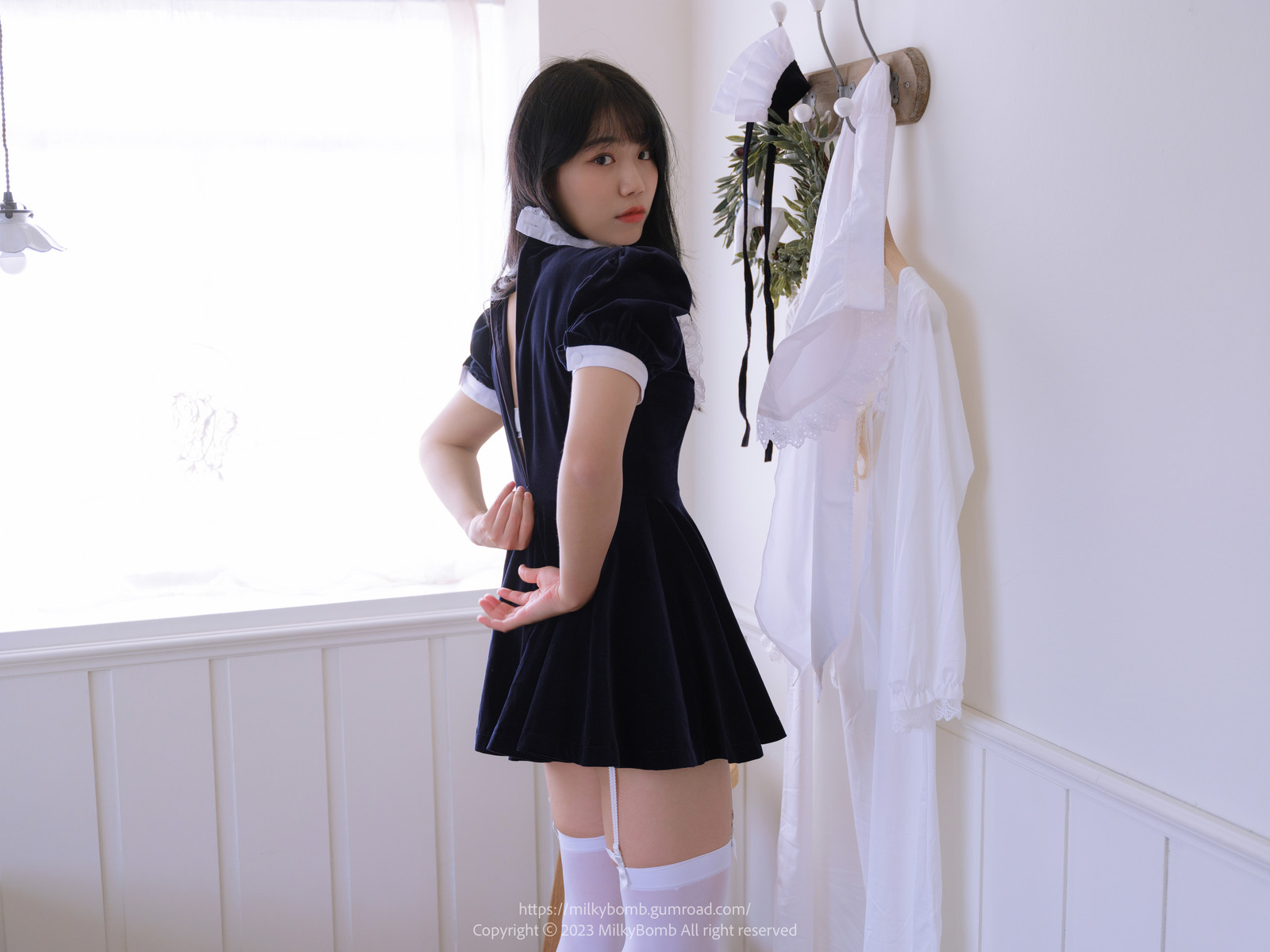 Yui 유이, [MilkyBomb] Maid Set.01の写真 57