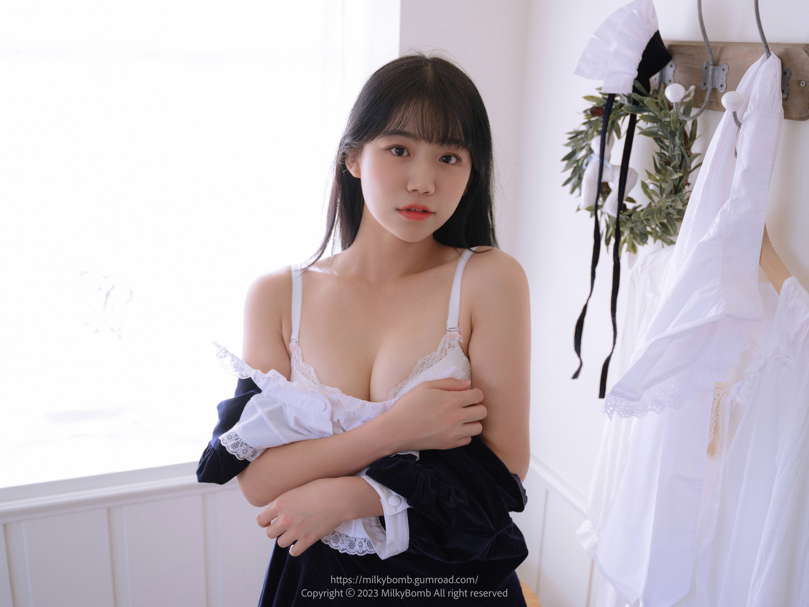 Yui 유이, [MilkyBomb] Maid Set.01の写真 68