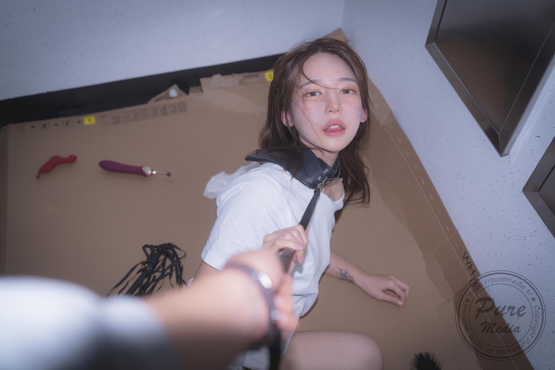 Yeha 예하, [PURE MEDIA] Vol.265 Hungry Bitch in The Stairwell Set.01の写真 10