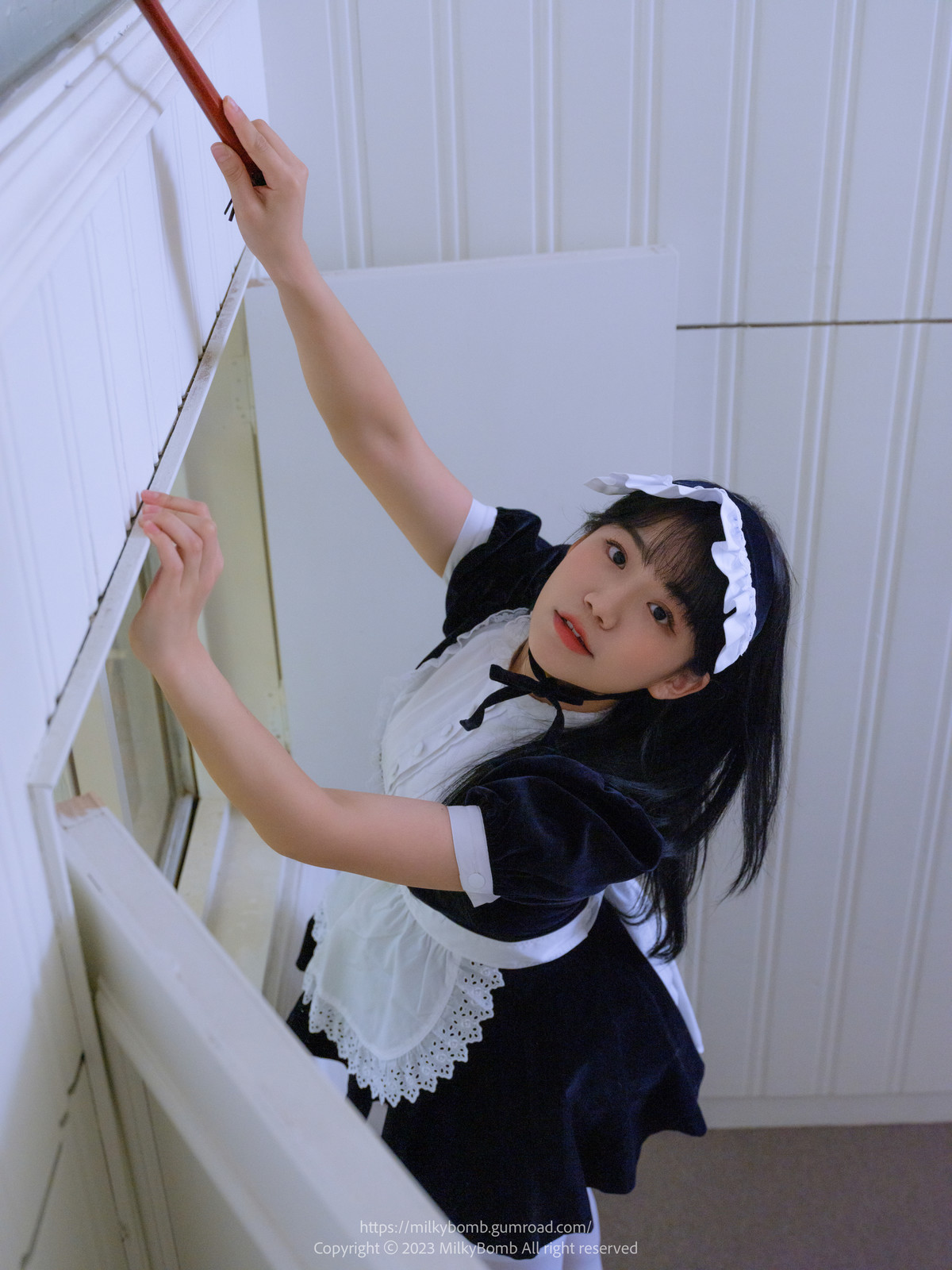 Yui 유이, [MilkyBomb] Maid Set.02の写真 10