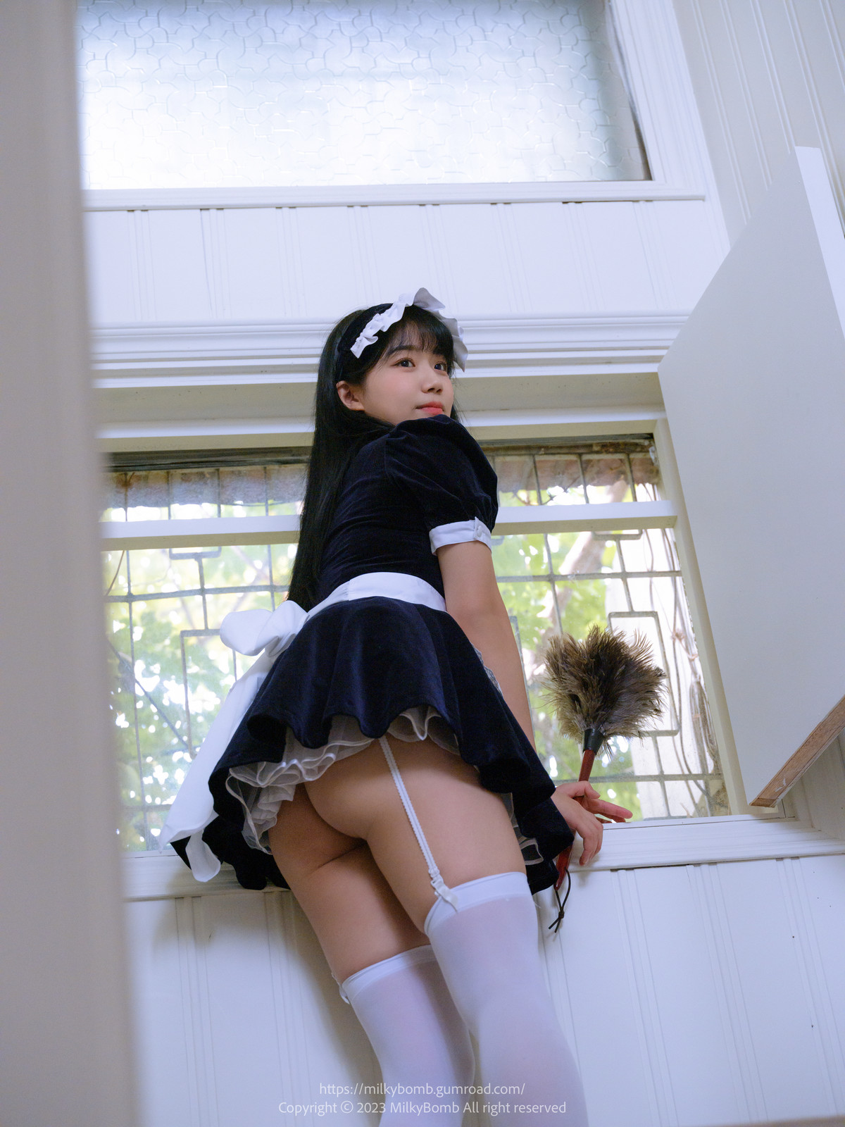 Yui 유이, [MilkyBomb] Maid Set.02の写真 13