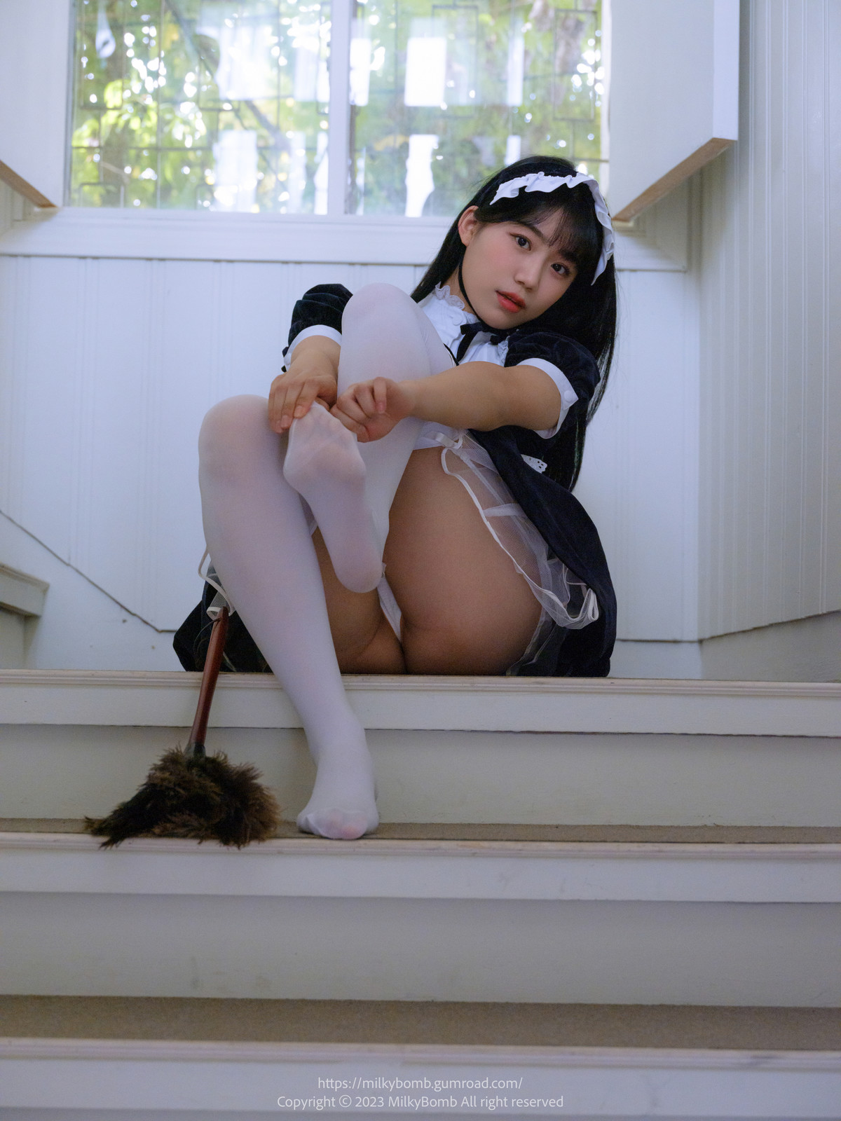 Yui 유이, [MilkyBomb] Maid Set.02の写真 16