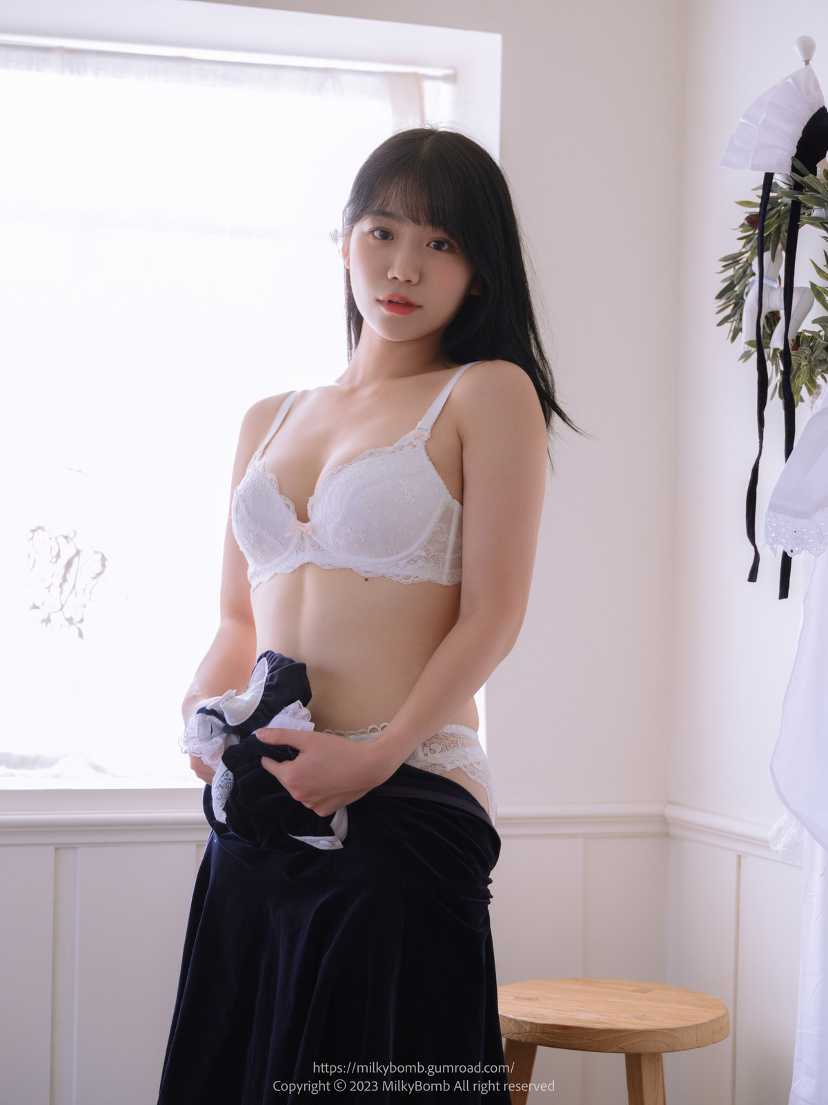 Yui 유이, [MilkyBomb] Maid Set.02の写真 23