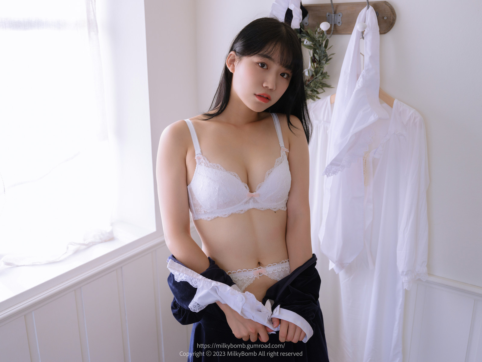 Yui 유이, [MilkyBomb] Maid Set.02の写真 25
