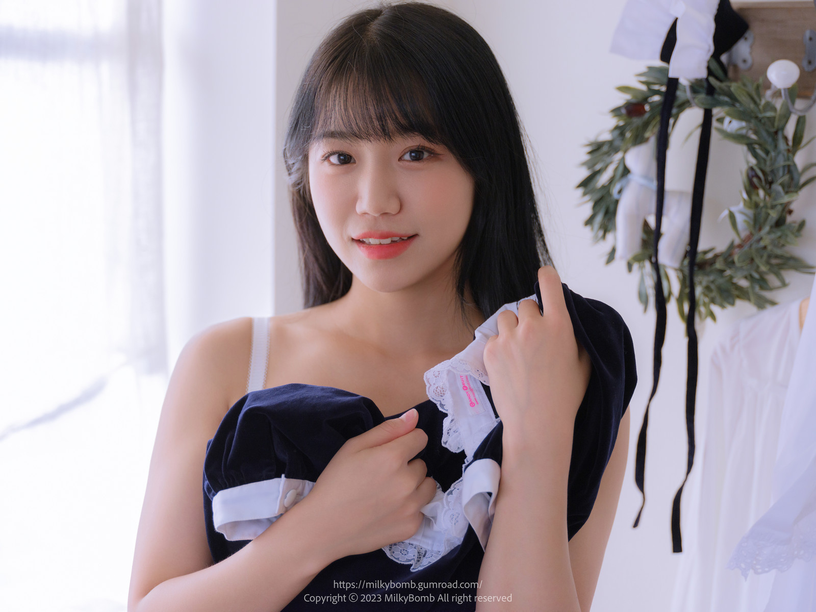 Yui 유이, [MilkyBomb] Maid Set.02の写真 44