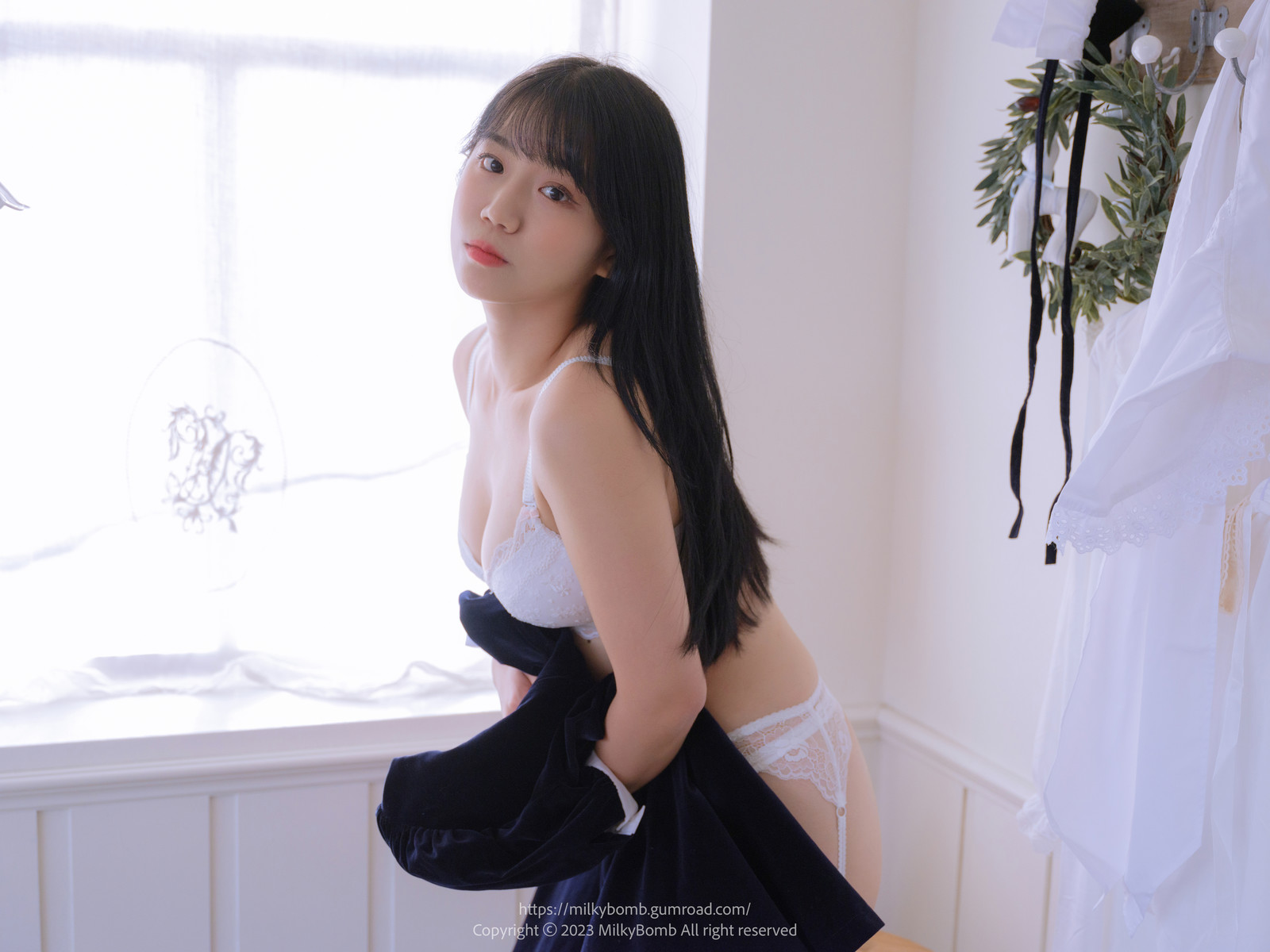 Yui 유이, [MilkyBomb] Maid Set.02の写真 45