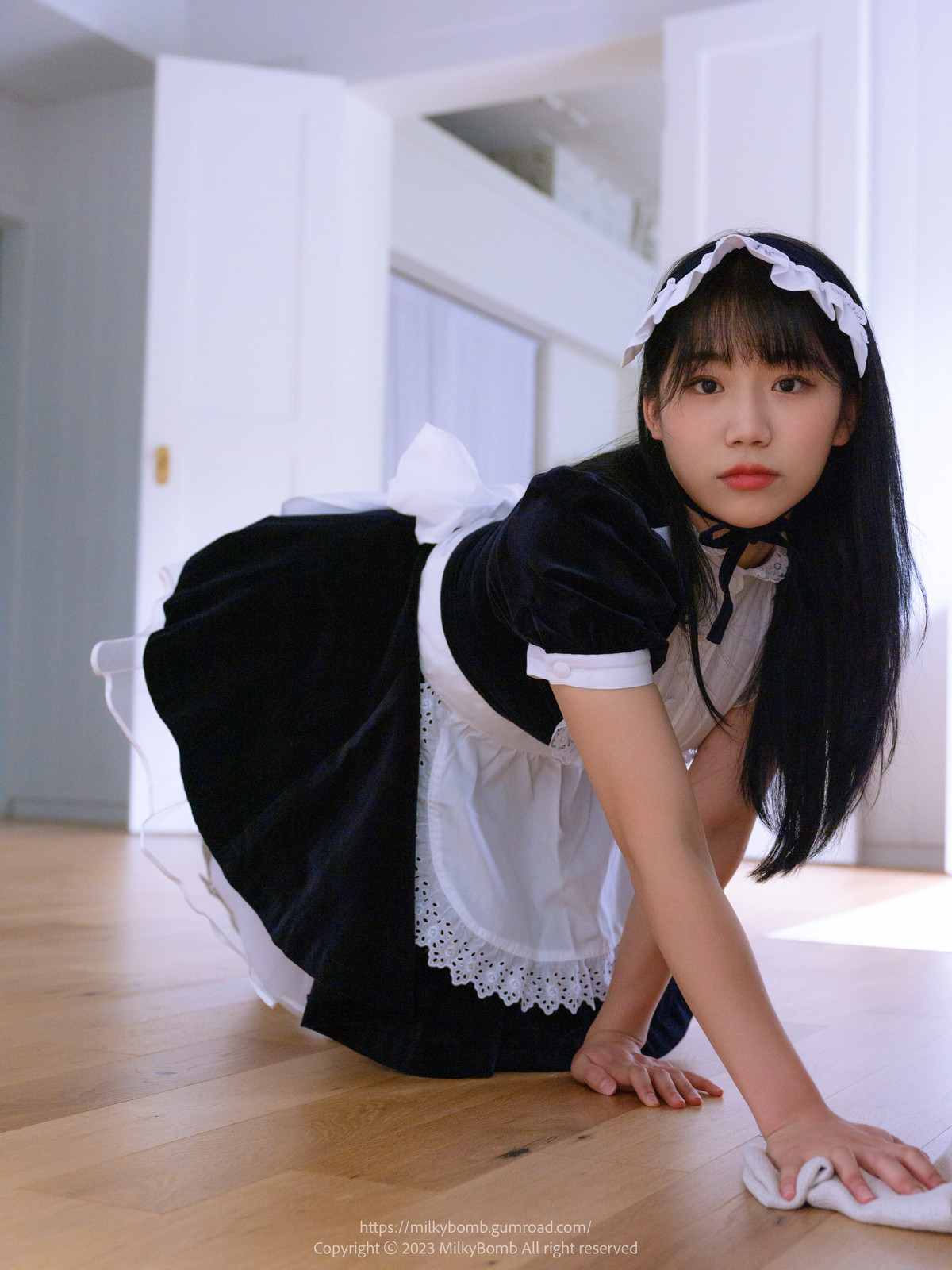 Yui 유이, [MilkyBomb] Maid Set.03の写真 11