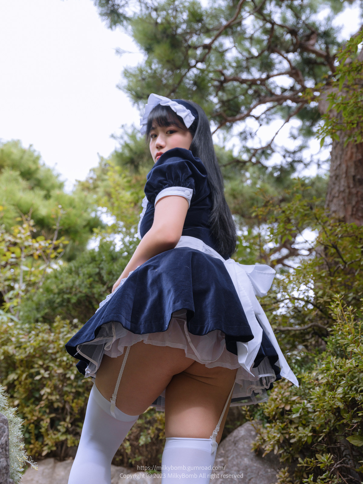 Yui 유이, [MilkyBomb] Maid Set.03の写真 20