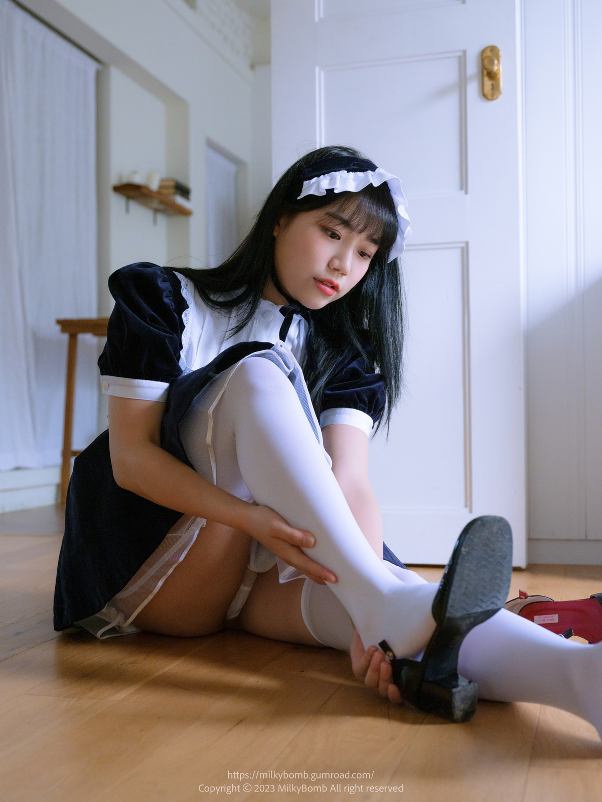 Yui 유이, [MilkyBomb] Maid Set.03の写真 22