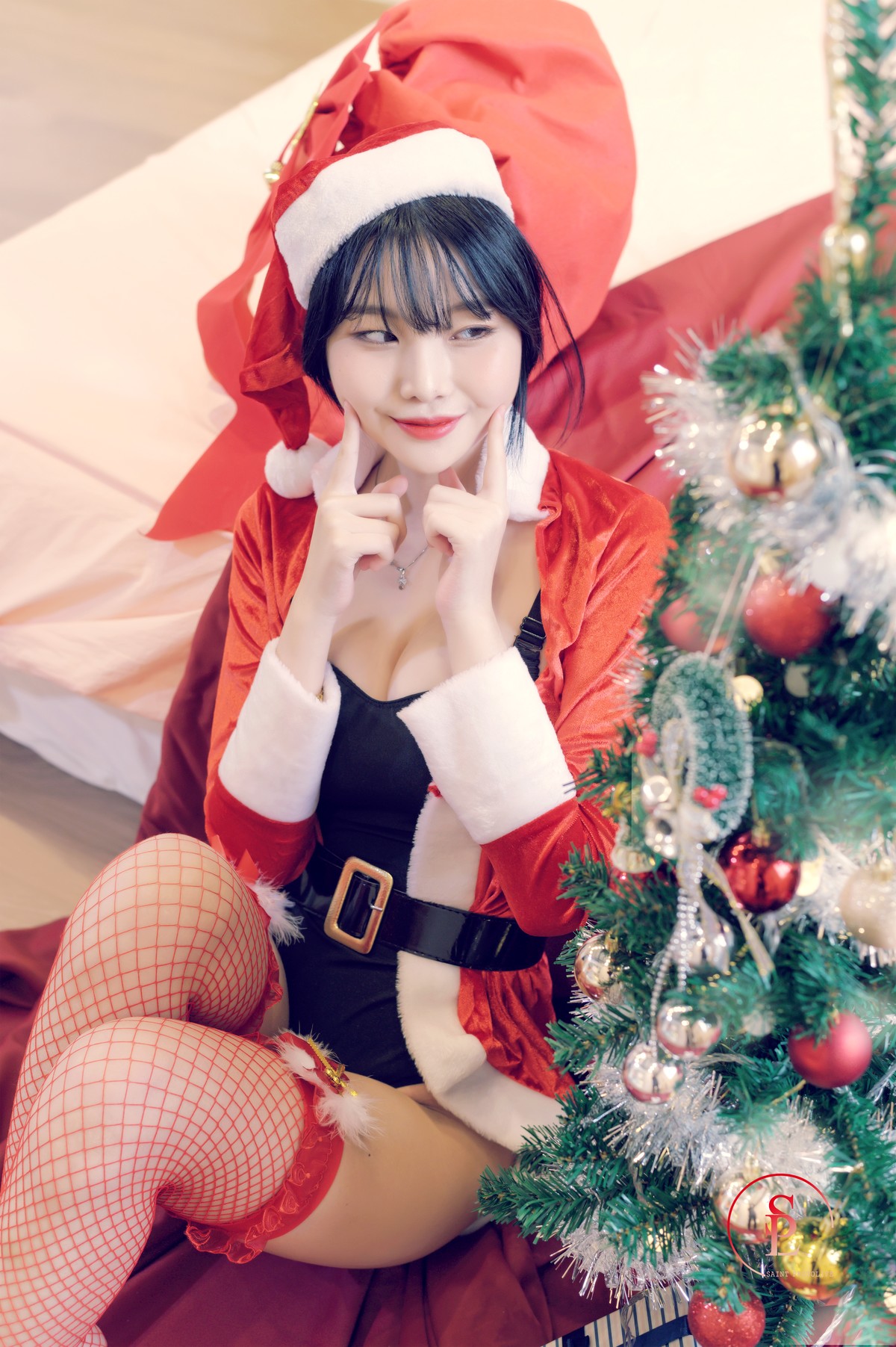 Yuna 유나, [SAINT Photolife] Merry Yuna’s Xmas Set.01の写真 9