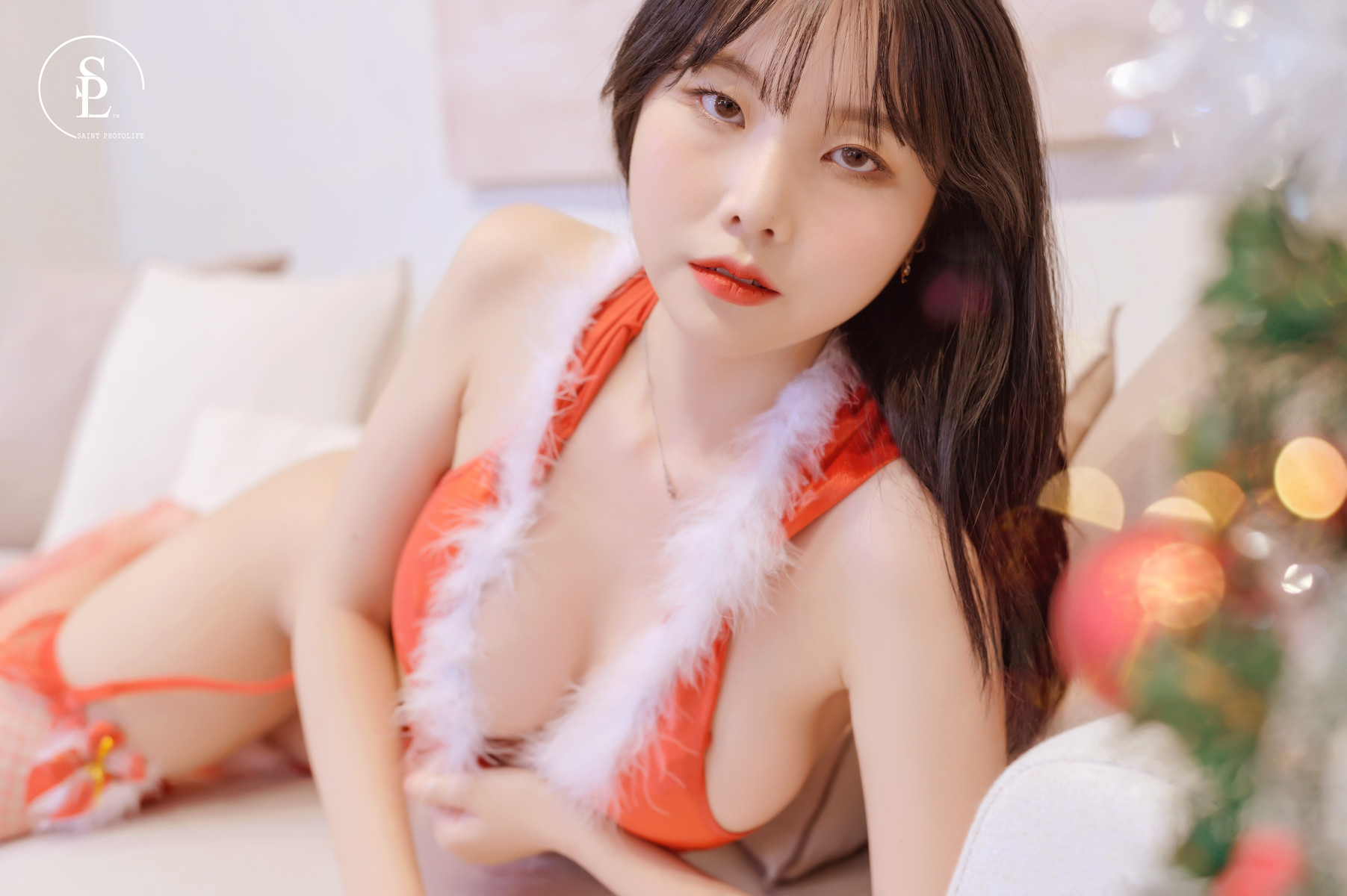 Yuna 유나, [SAINT Photolife] Merry Yuna’s Xmas Set.02の写真 3