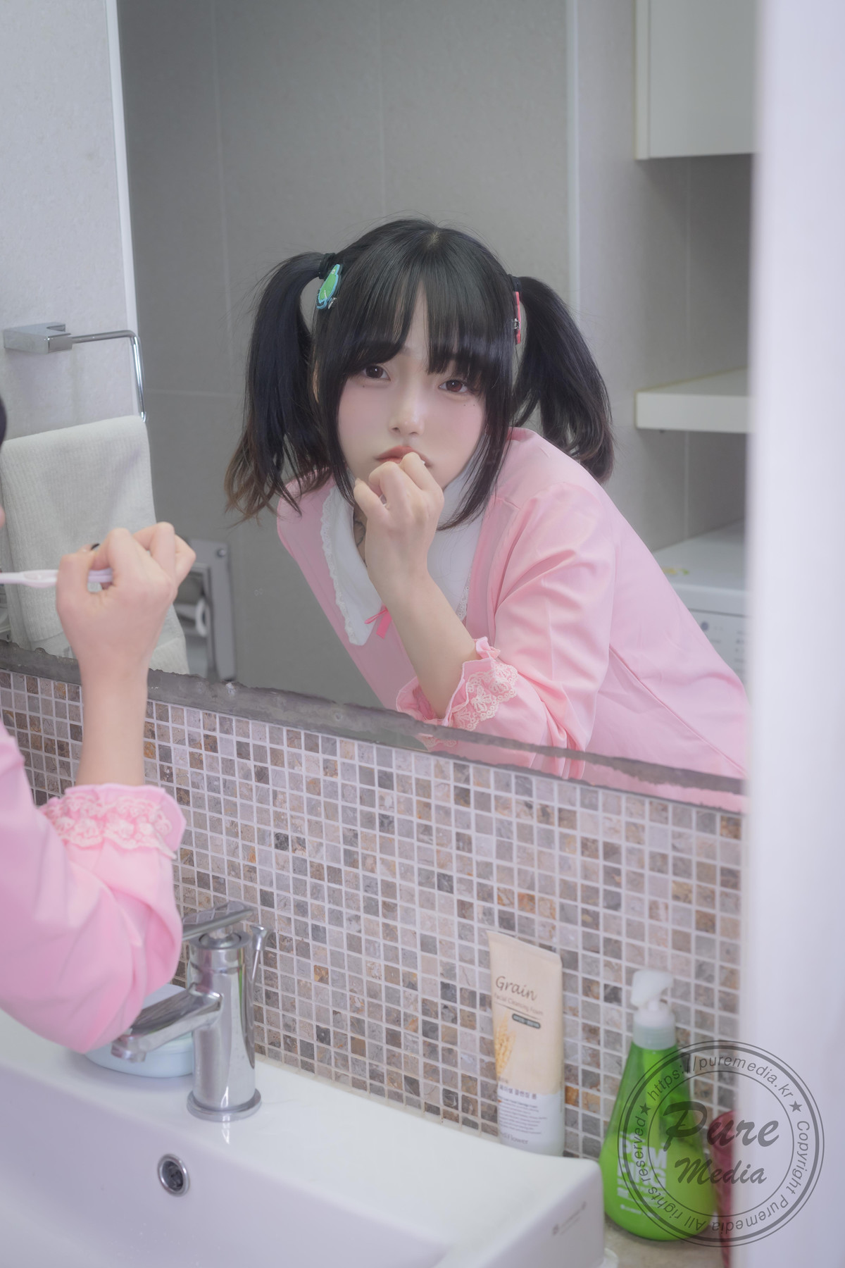 Jelly 젤리, [PURE MEDIA] Vol.266 Cutie Rabbit & Pink Hole Set.02の写真 19