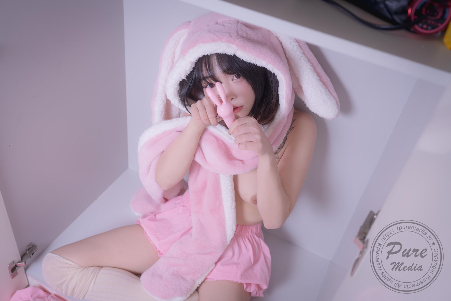 Jelly 젤리, [PURE MEDIA] Vol.266 Cutie Rabbit & Pink Hole Set.02の写真 40