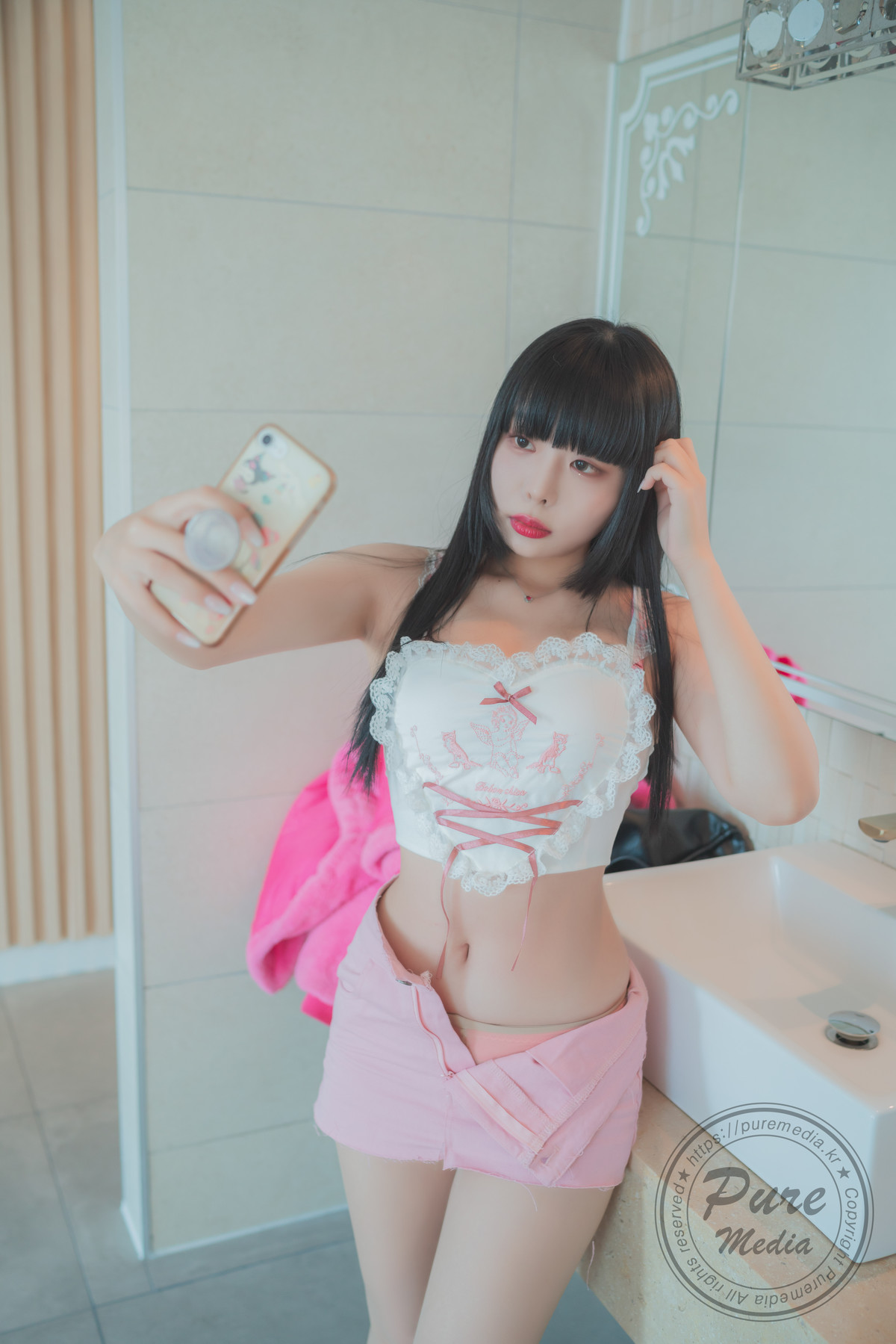 Song Mina 송민아, [PURE MEDIA] Vol.268 Lovely Gyaru Set.01の写真 10